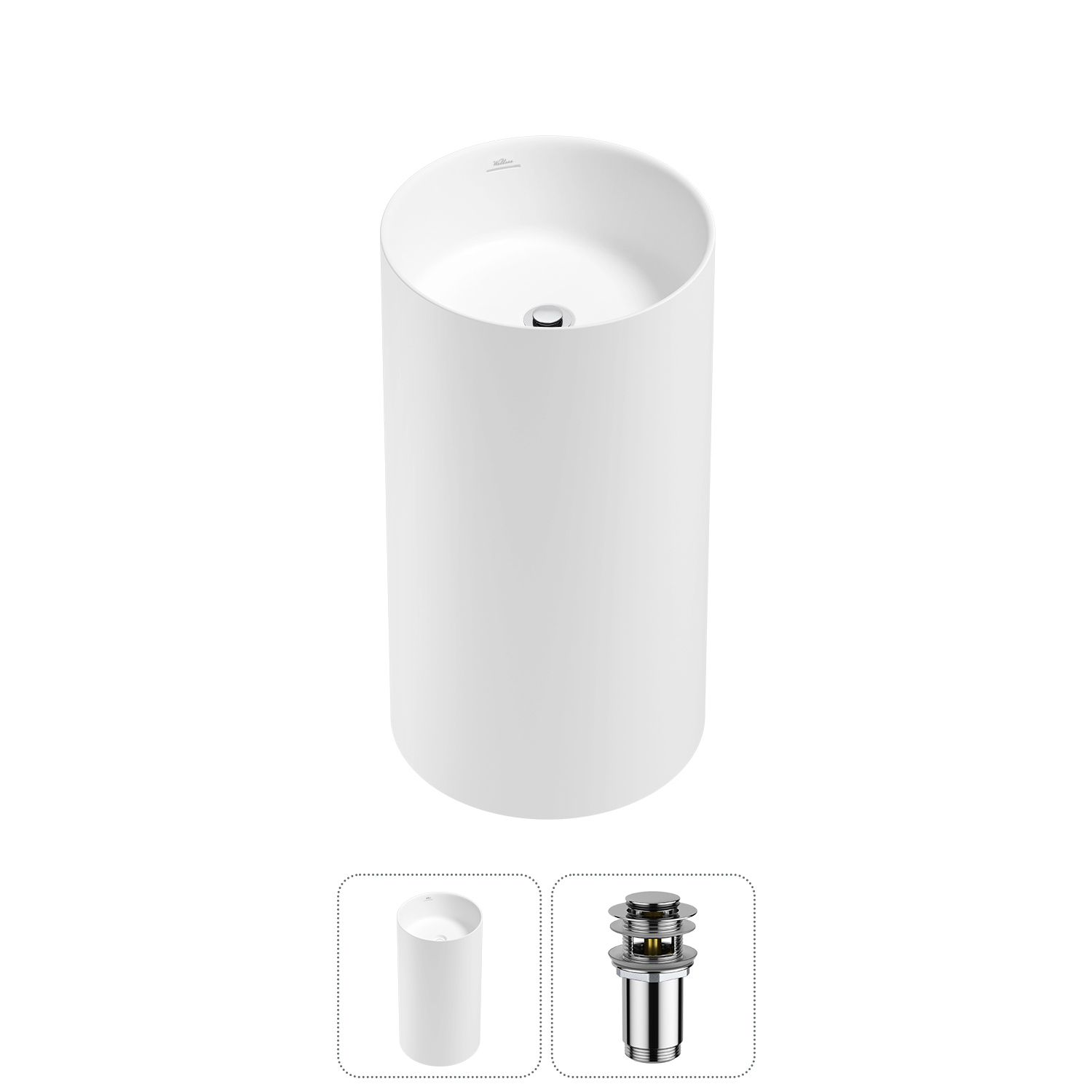 Изображение товара Раковина Wellsee Chalice Perfection 45 см с хромированным клапаном Политика качества