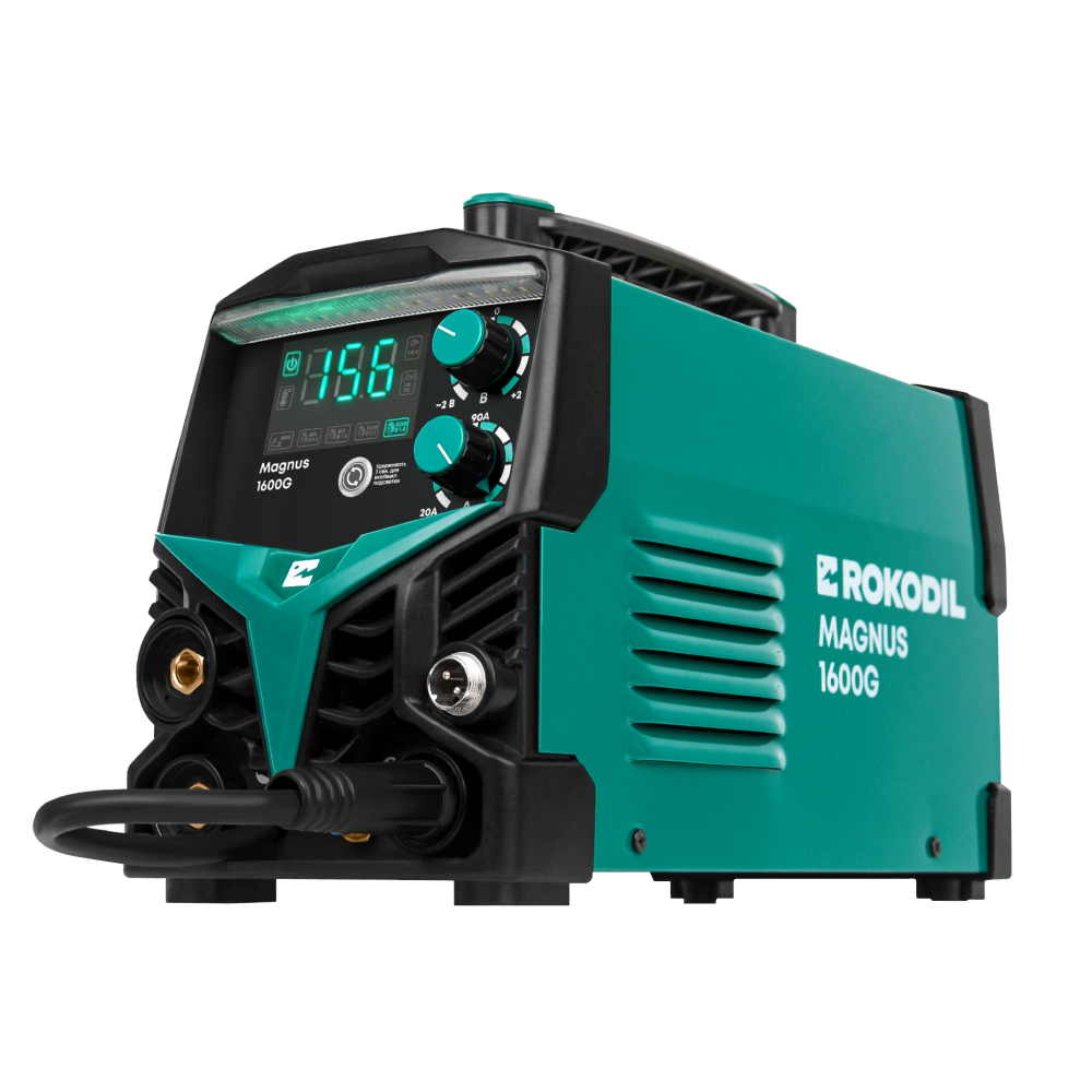 Изображение товара Рокodil Magnus 1600G сварочный полуавтомат инверторный 160 А 4 мм