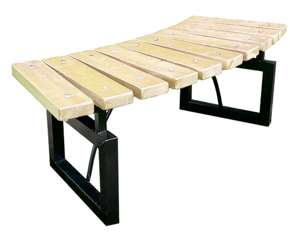 Изображение товара Садовая скамья Месяц M-group для дачи и парка 2 места черная