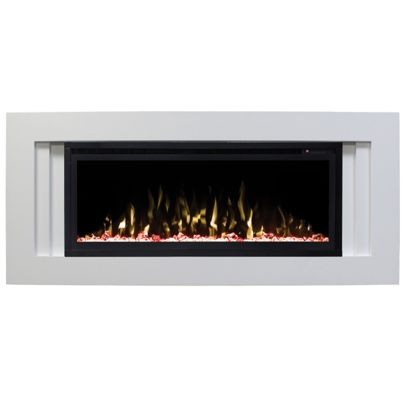 Изображение товара Каминокомплект Realflame Stockholm R 42 WT с очагом Saphir-S 42 750Вт белый