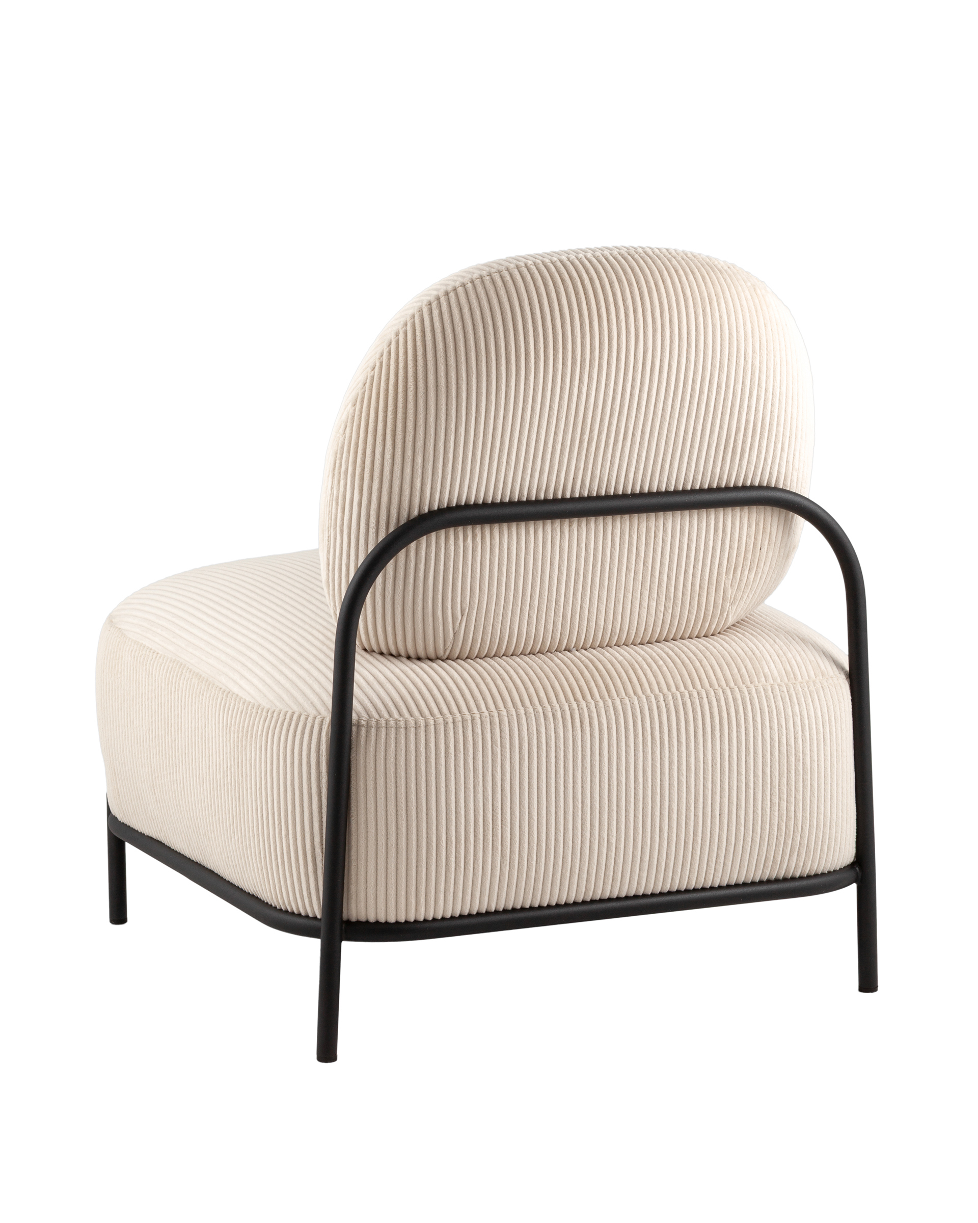 Изображение товара Кресло Stool group Стоун 71x78x68 см велюр цвет молочный