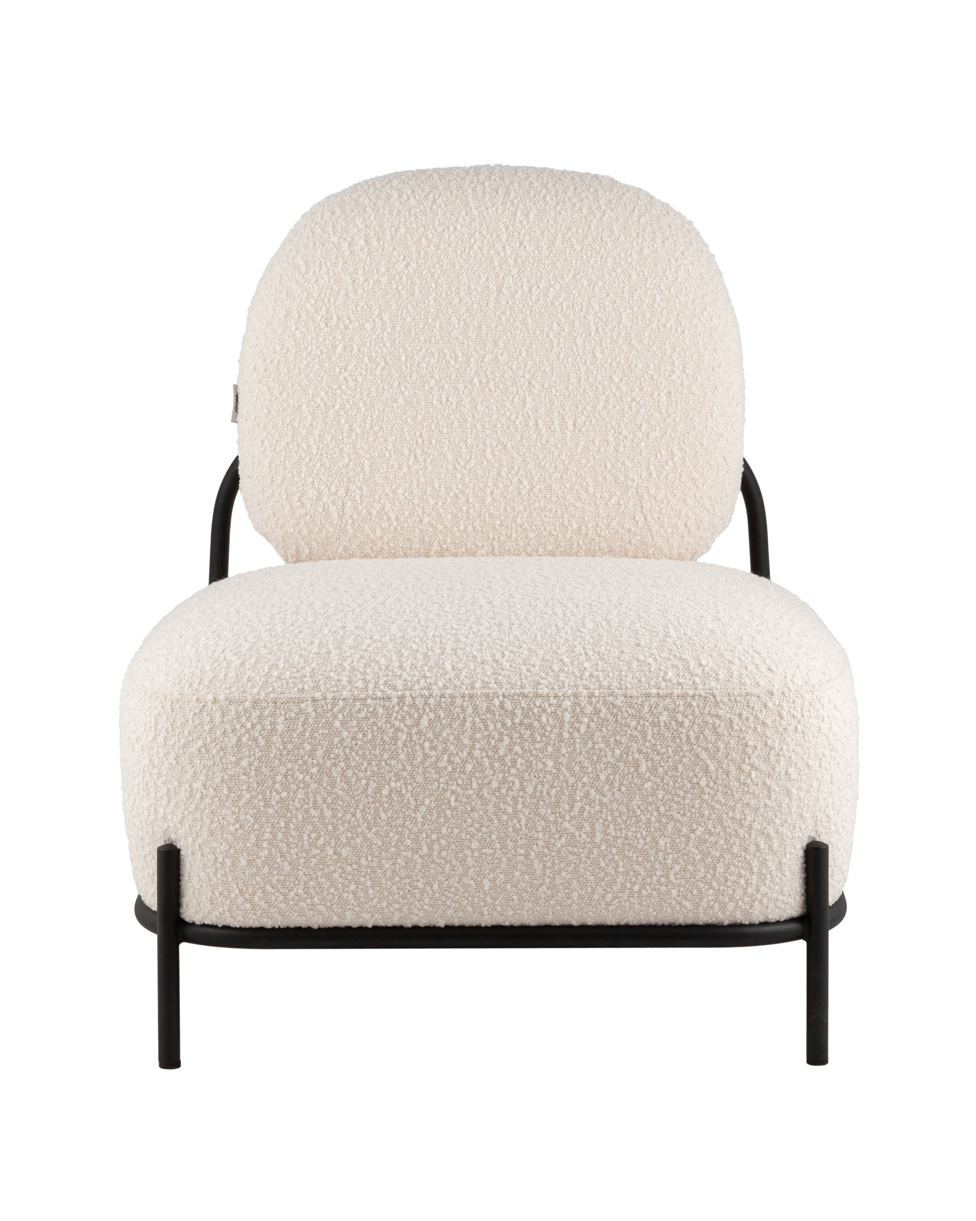 Изображение товара Кресло Stool group Стоун 71x78x68 см ткань цвет молочный