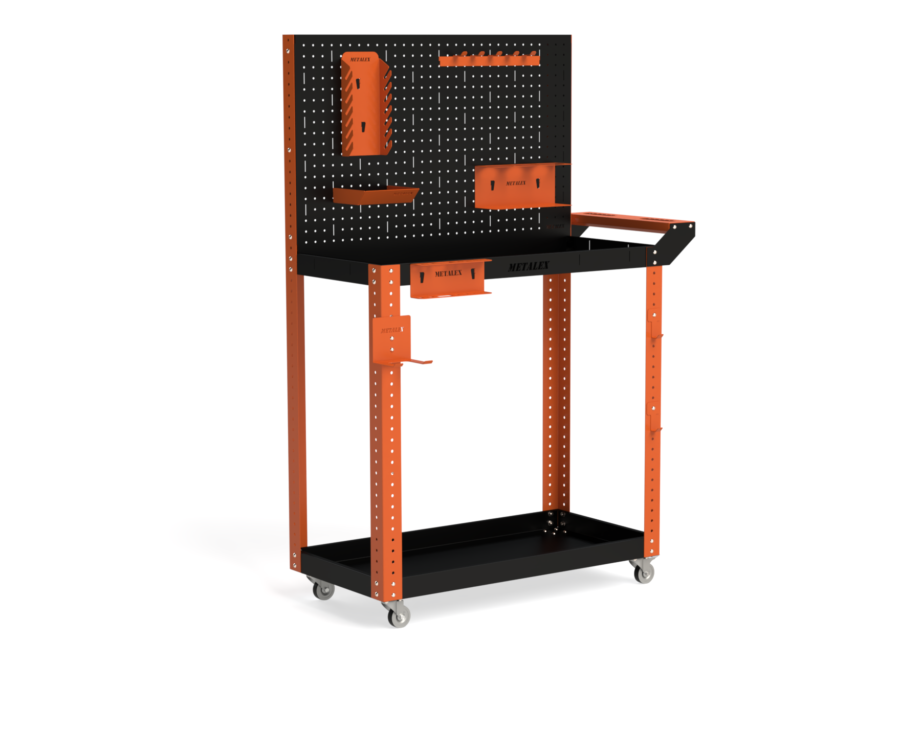 Изображение товара Тележка инструментальная Metalex 118240 с регулируемыми полками