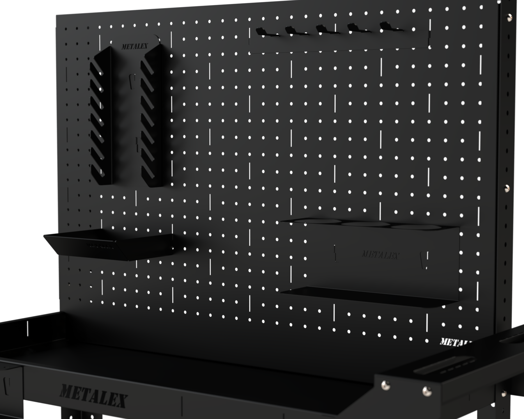 Изображение товара Тележка инструментальная Metalex 118253 Тип 4 800x400x900 мм с аксессуарами