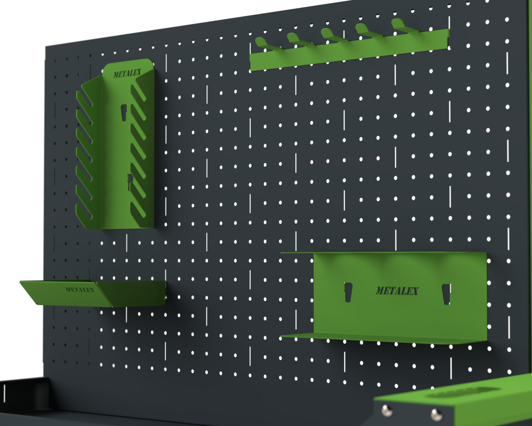 Изображение товара Инструментальная тележка Metalex Тип 4 950x450x700 мм 4 колеса нагрузка 150 кг
