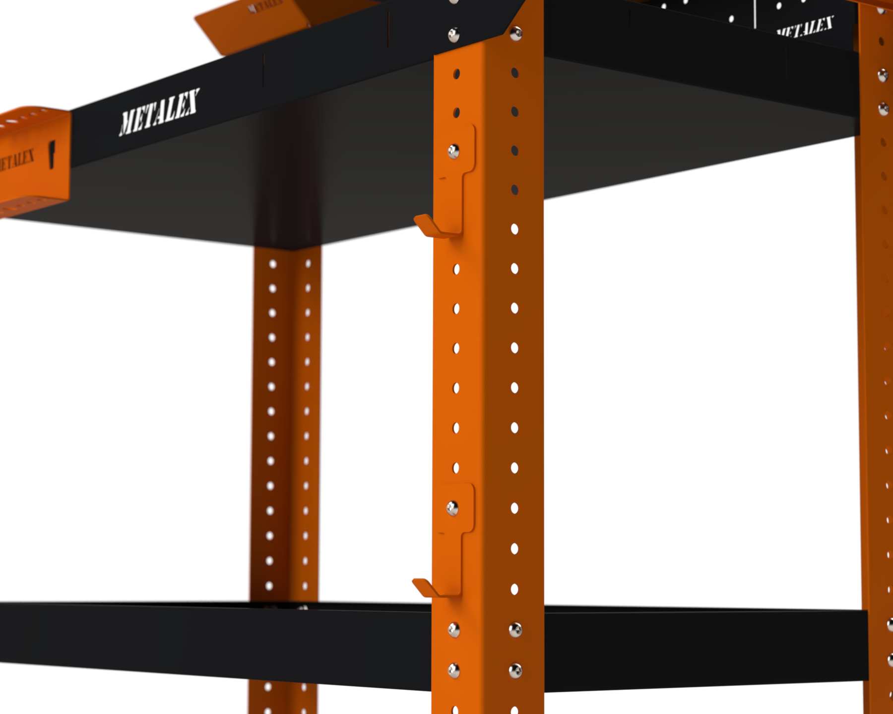 Изображение товара Тележка инструментальная Metalex Тип 4 950x400x900 мм с 4 полками и аксессуарами