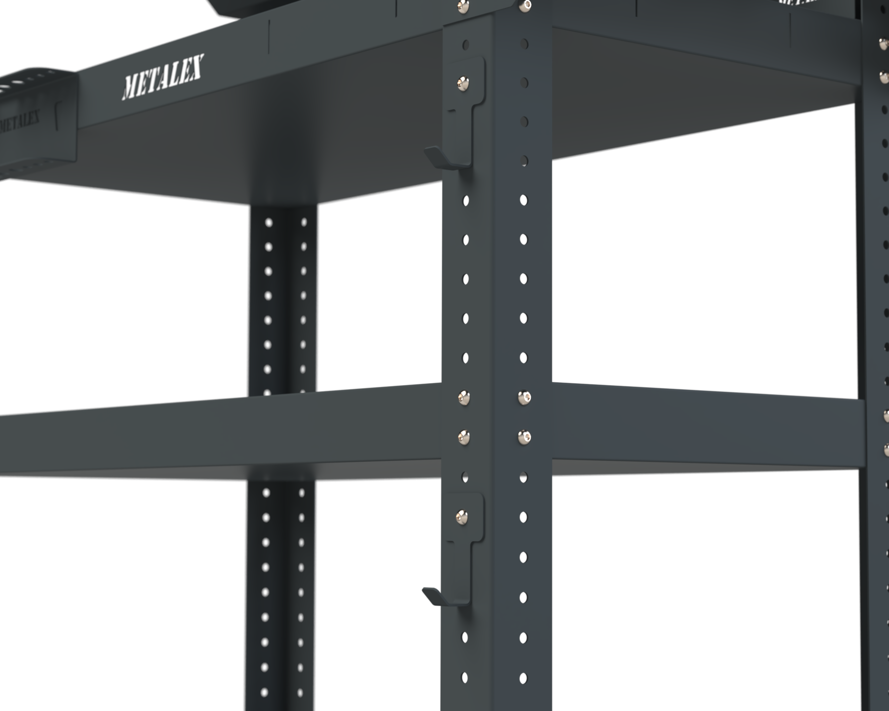 Изображение товара Тележка инструментальная Metalex 118327 Тип 4 950x400x900 мм с 4 полками и аксессуарами