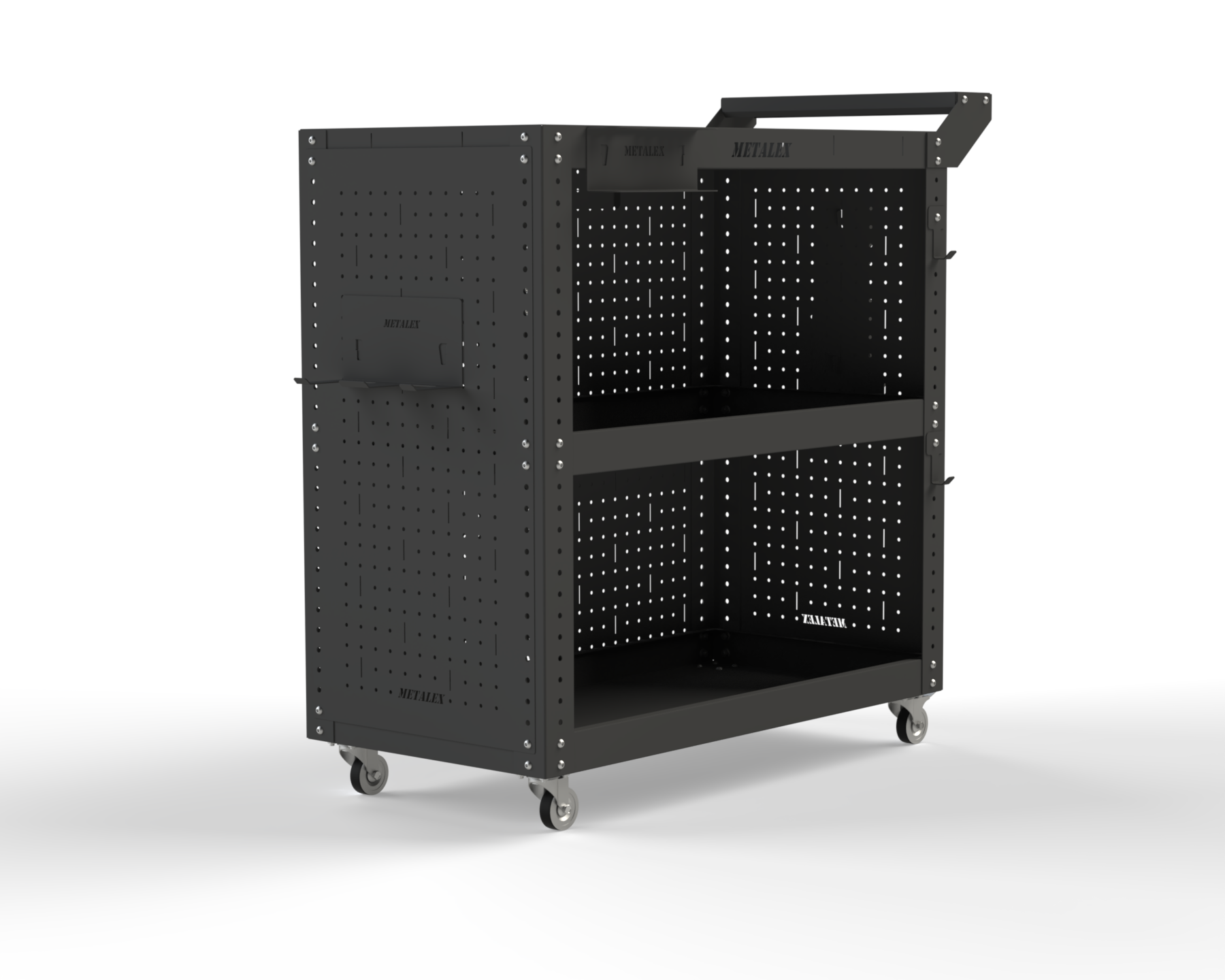 Изображение товара Тележка инструментальная Metalex 118399 Тип 3 800x400x700 мм 4 колеса