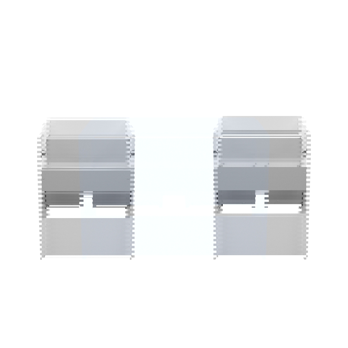 Изображение товара Подвесная тумба для ванной Zodiac X 80 см белая с ящиком и полкой