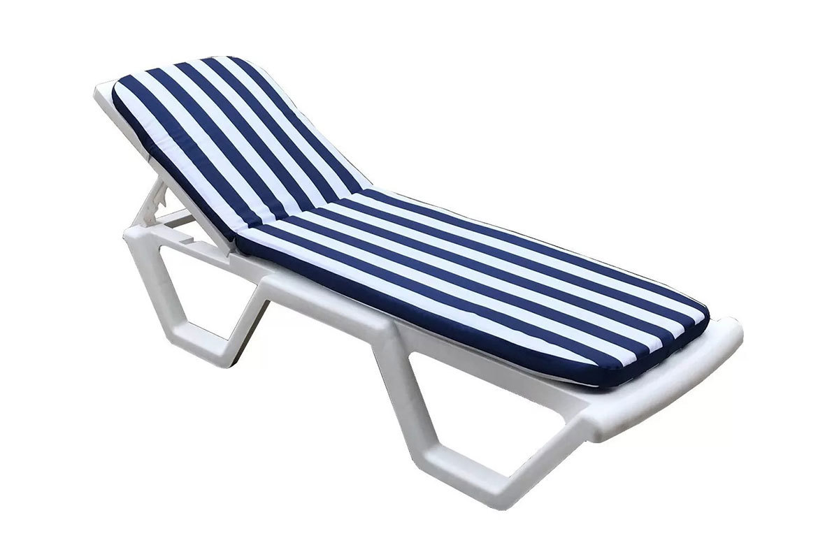 Изображение товара Матрас для шезлонга Bigarden 175x55x6 см водостойкий гипоаллергенный