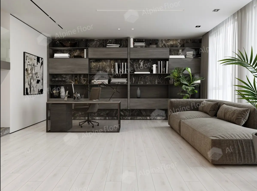 Изображение товара Ламинат Alpine Floor Intensity Дуб Эльба 34 класс толщина 12 мм с фаской 1.688 м² цена за упаковку