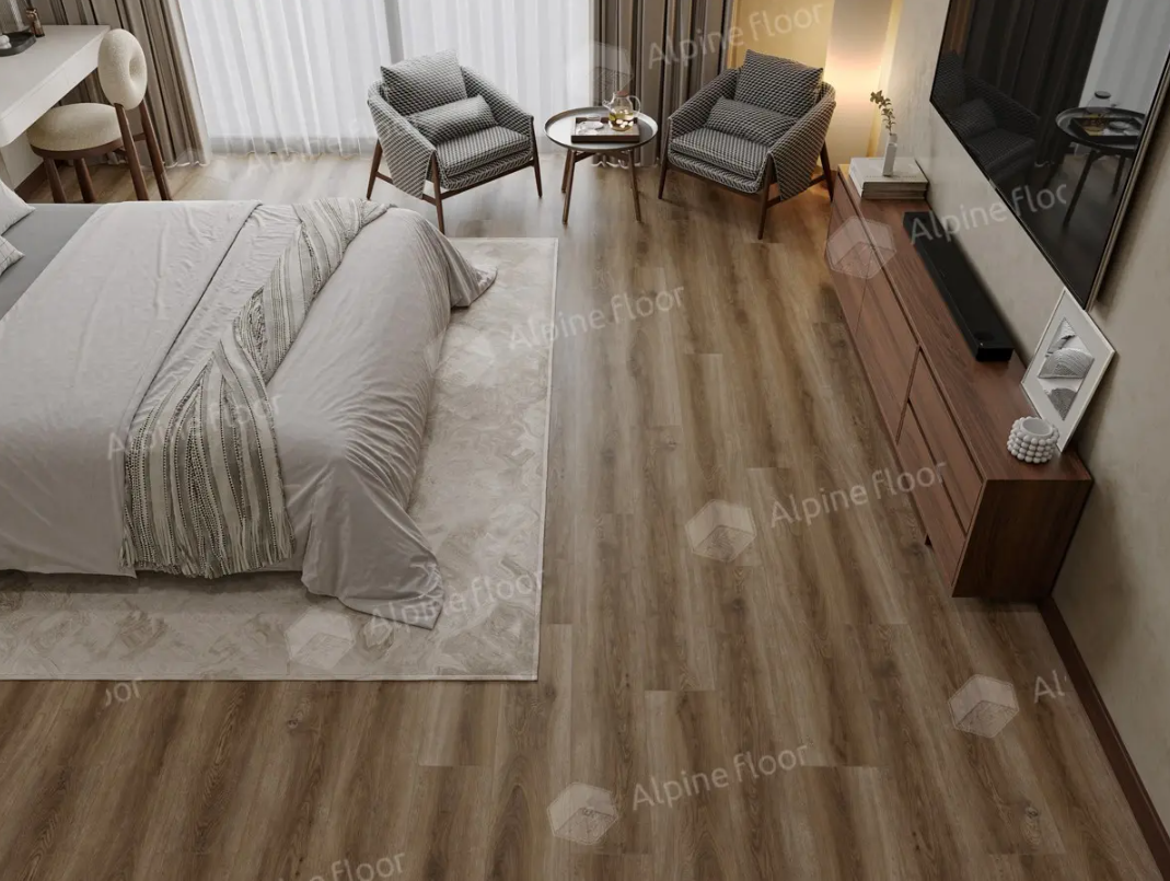 Изображение товара Ламинат Alpine Floor Intensity Дуб Болонья 12 мм 34 класс фаска антивлажный