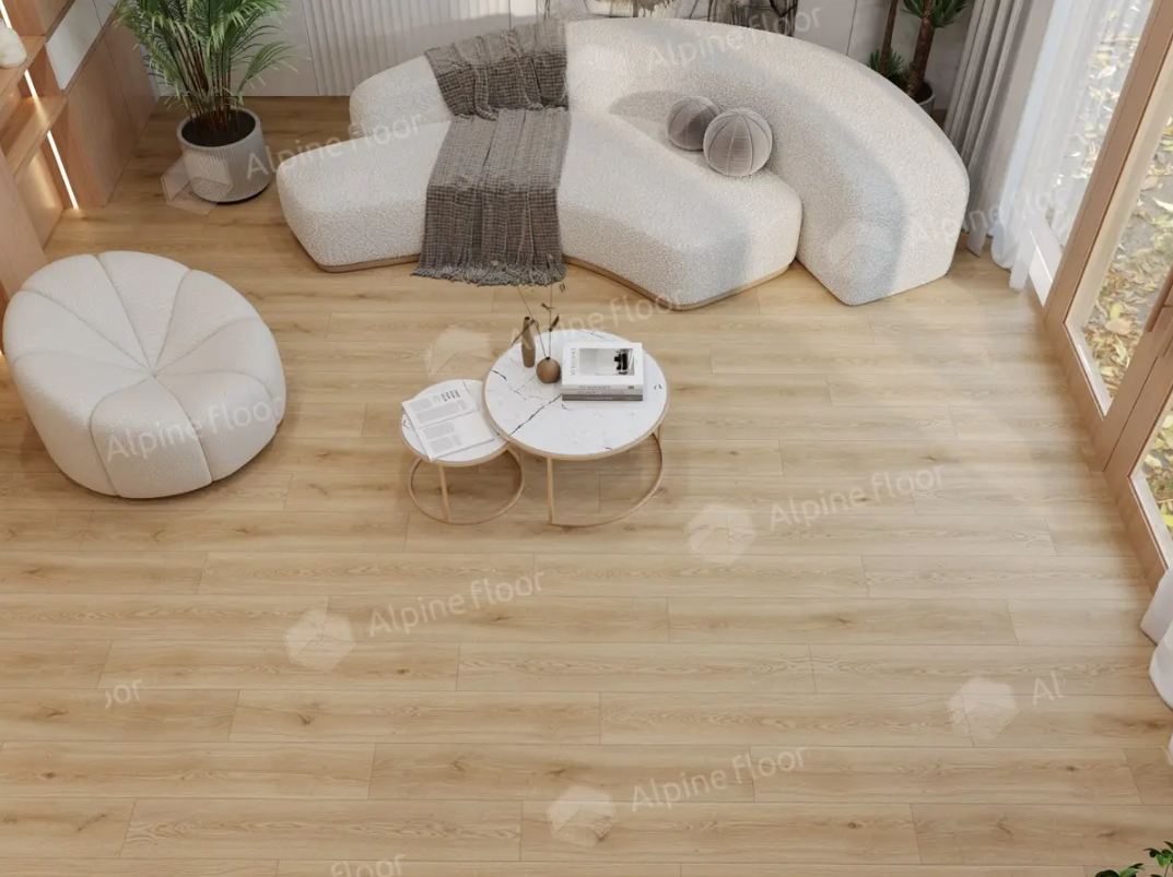 Изображение товара Ламинат Alpine Floor Intensity Дуб Сиена 34 класс толщина 12 мм с фаской 1.688 м² цена за упаковку