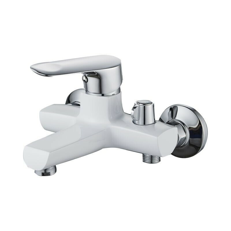 Изображение товара Смеситель для ванны Econoce D35-A 280 Ec0281wt однорычажный с душевой лейкой цвет хром, белый