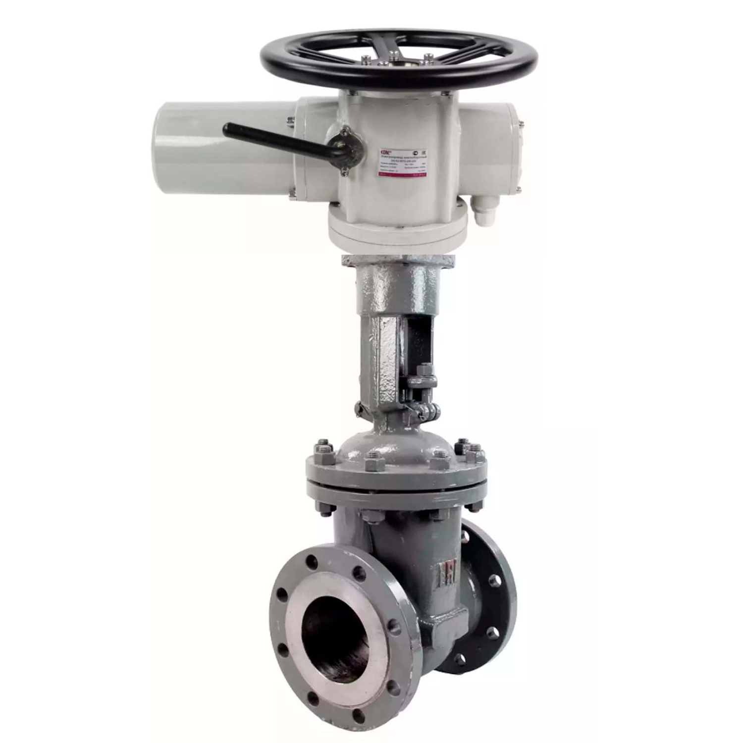 Изображение товара Задвижка с электроприводом DN300 клиновая 25Л сталь для водоснабжения и химпромышленности