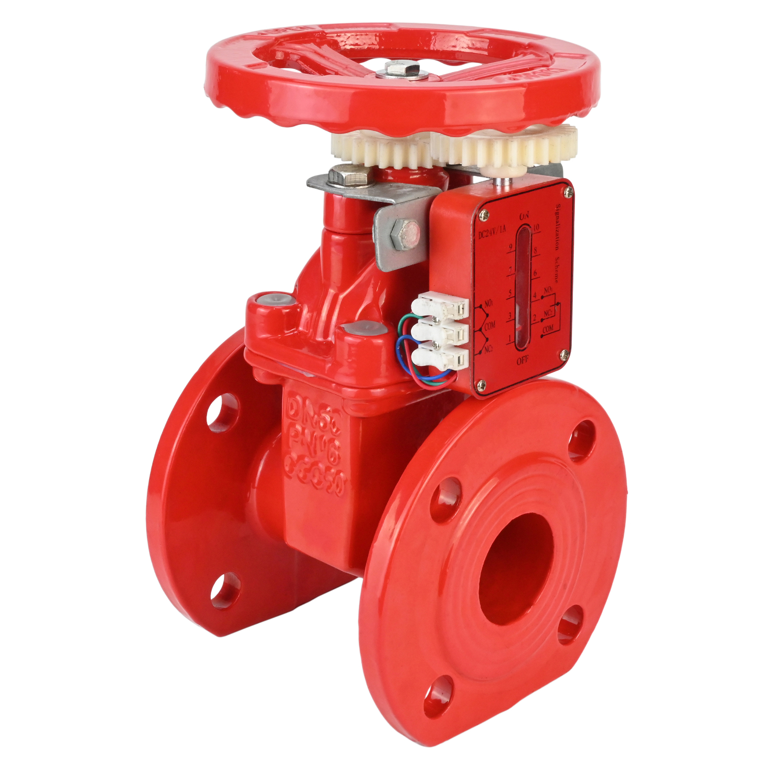 Изображение товара Задвижка ручная клиновая DN65 PN16 с фланцевым соединением и контрольным устройством