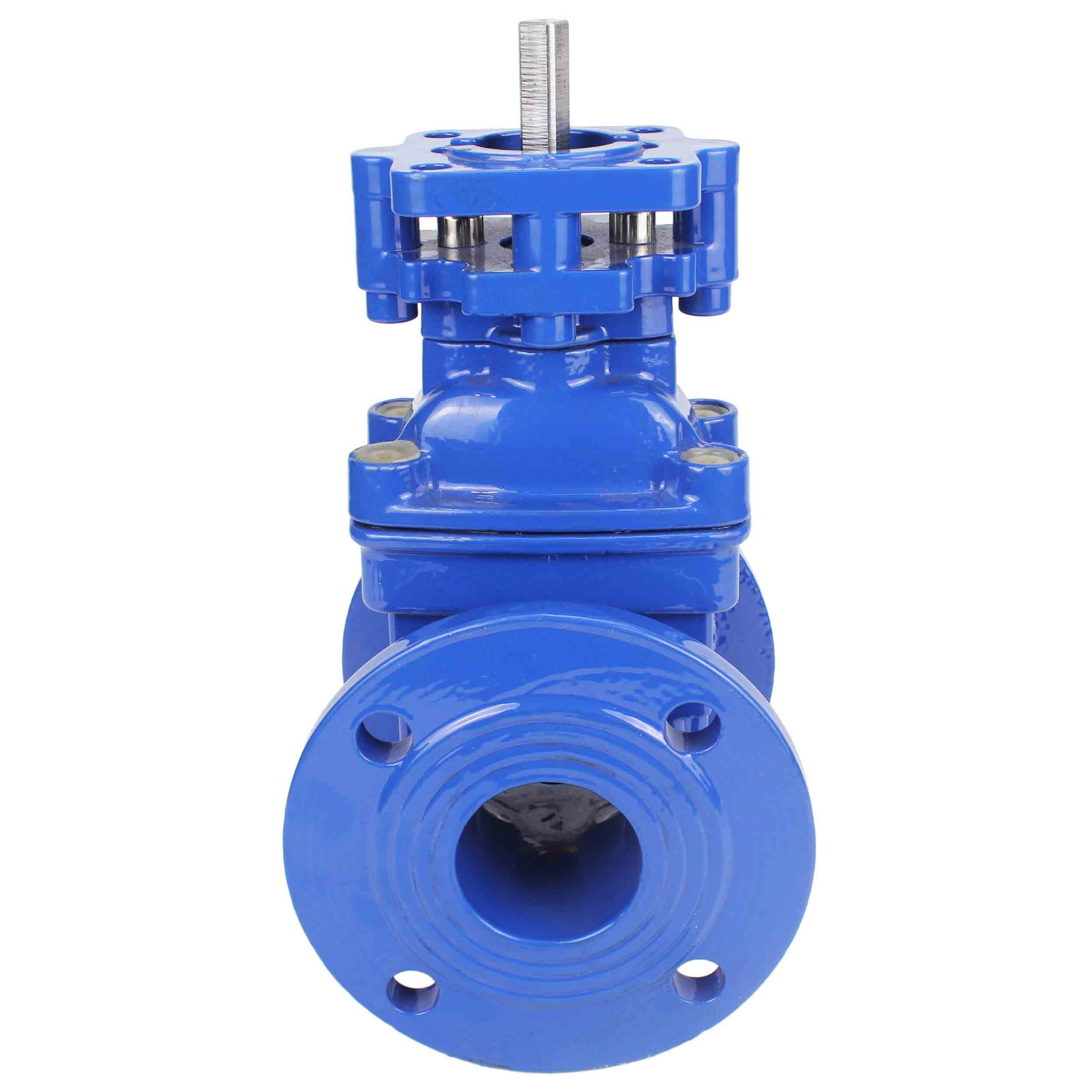 Изображение товара Задвижка под электропривод клиновая DN.ru D040-07710 DN65 PN16 С невыдвижным шпинделем чугун