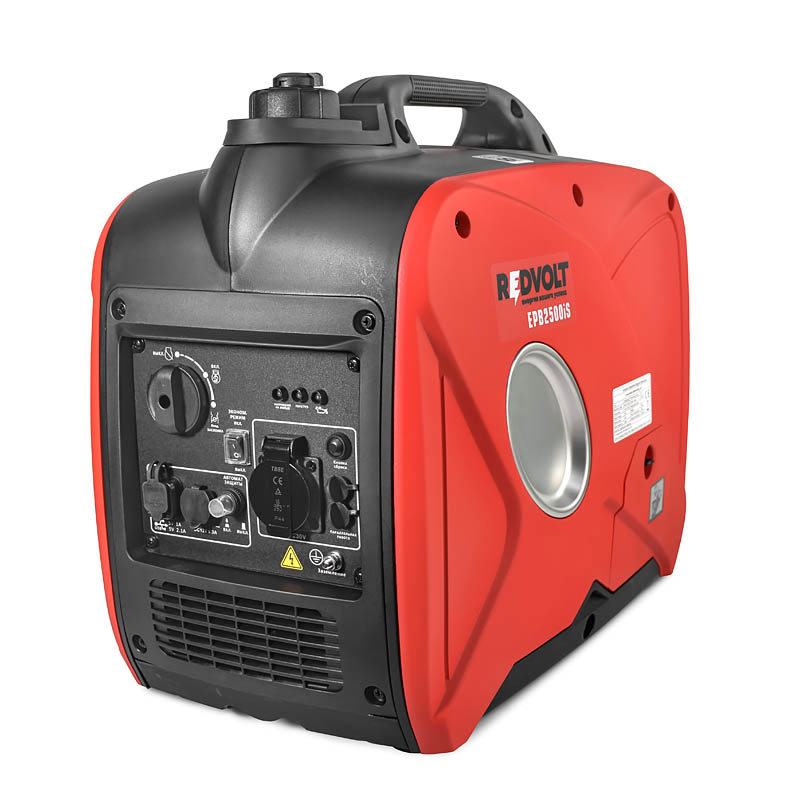 Изображение товара Бензиновый генератор Redvolt EPB2500iS 2,5 кВт инверторный с ручным запуском