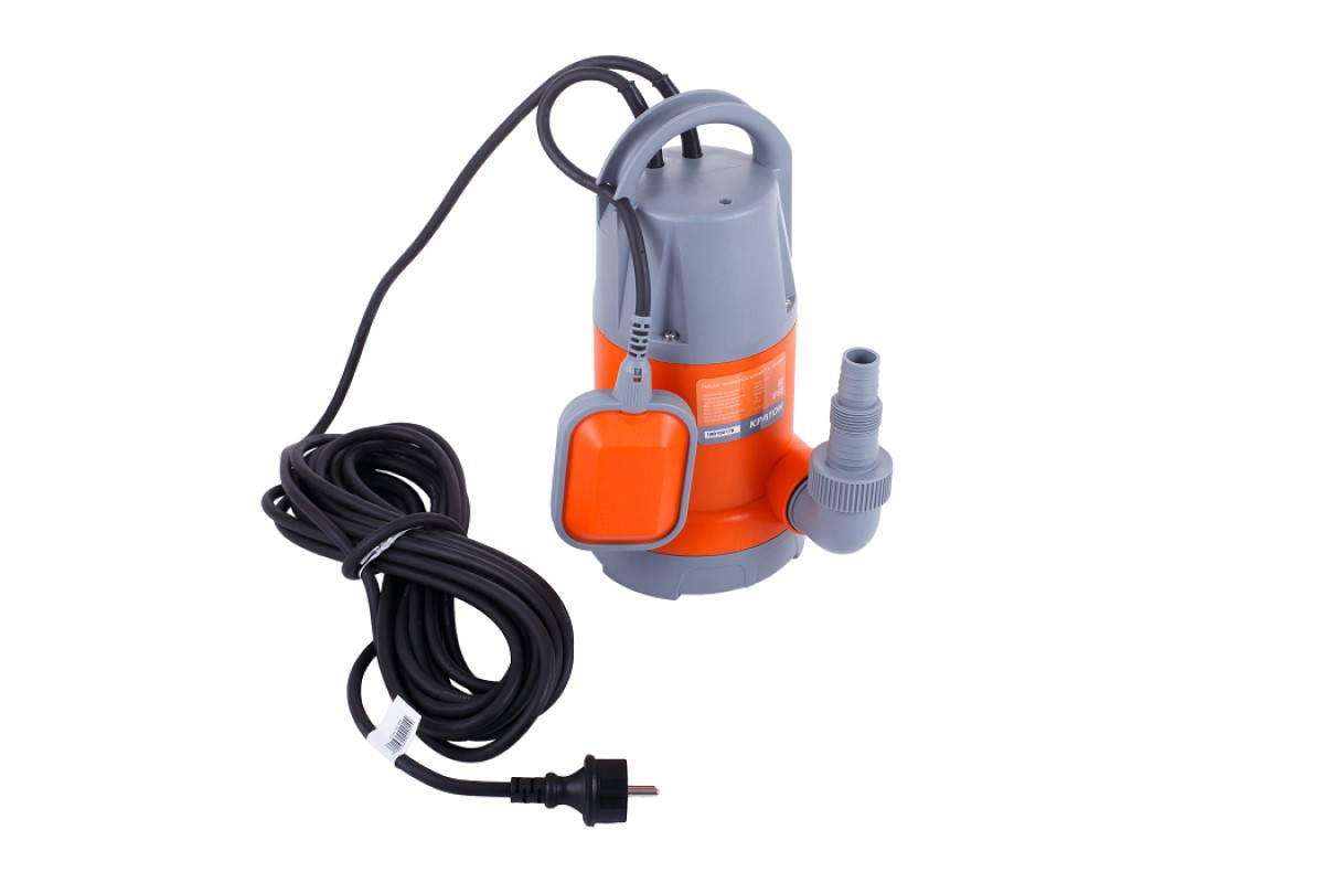 Изображение товара Погружной дренажный насос КРАТОН 158 Вт 14000 л/ч без измельчителя