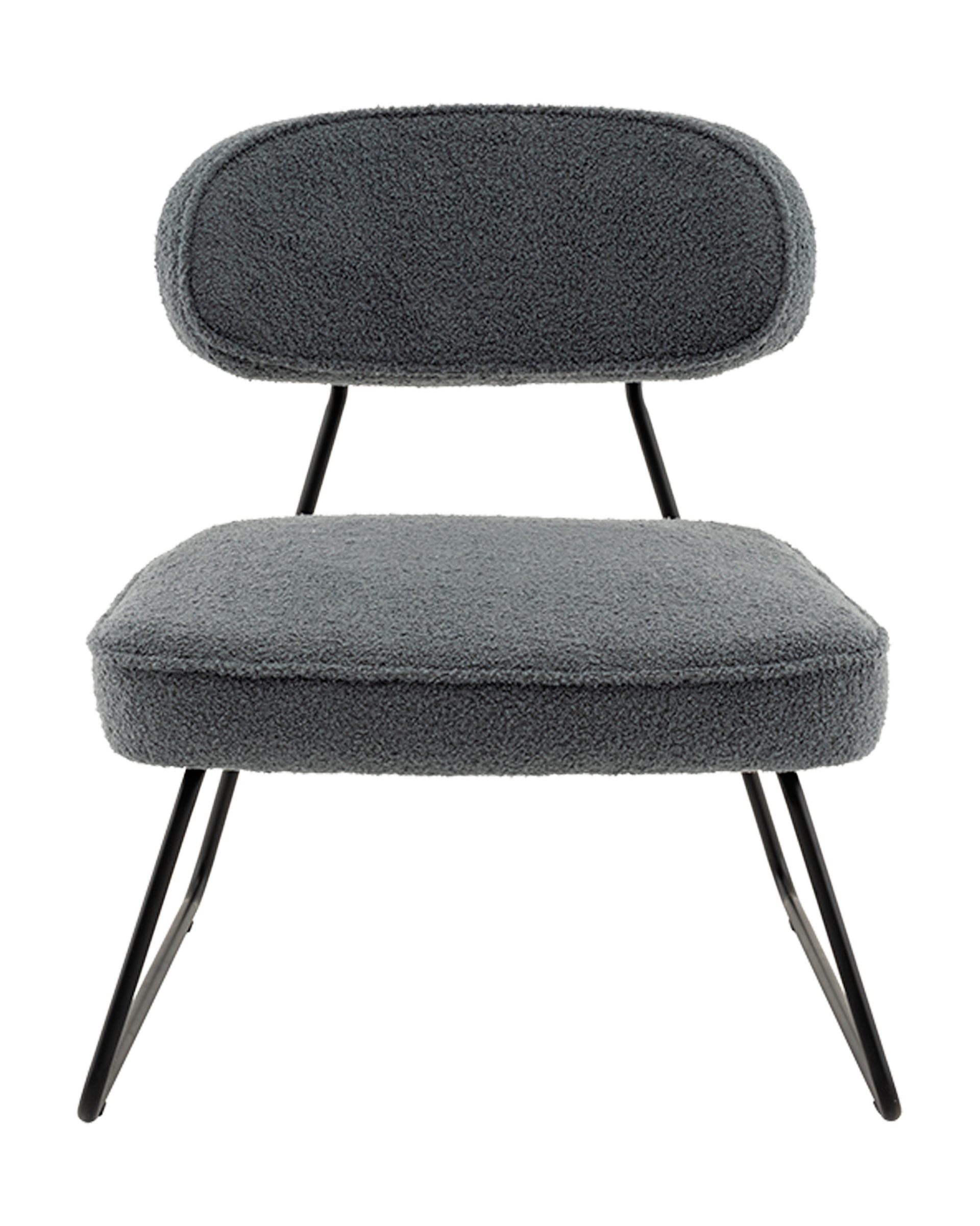 Изображение товара Компактное кресло Stool group Kate 65x74x72 см темно-серый дизайн Россия