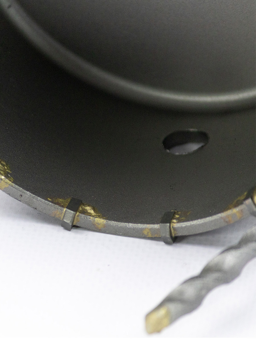 Изображение товара Коронка по бетону SDS Plus Pobedit 110x50 мм с центрирующим сверлом