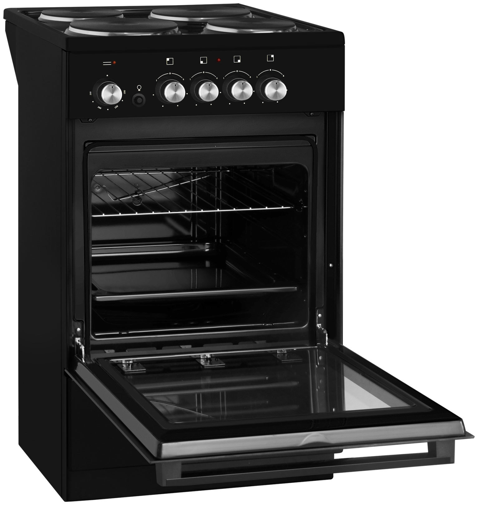 Изображение товара Электрическая плита с духовкой Weissgauff 553755 50x85 см черная