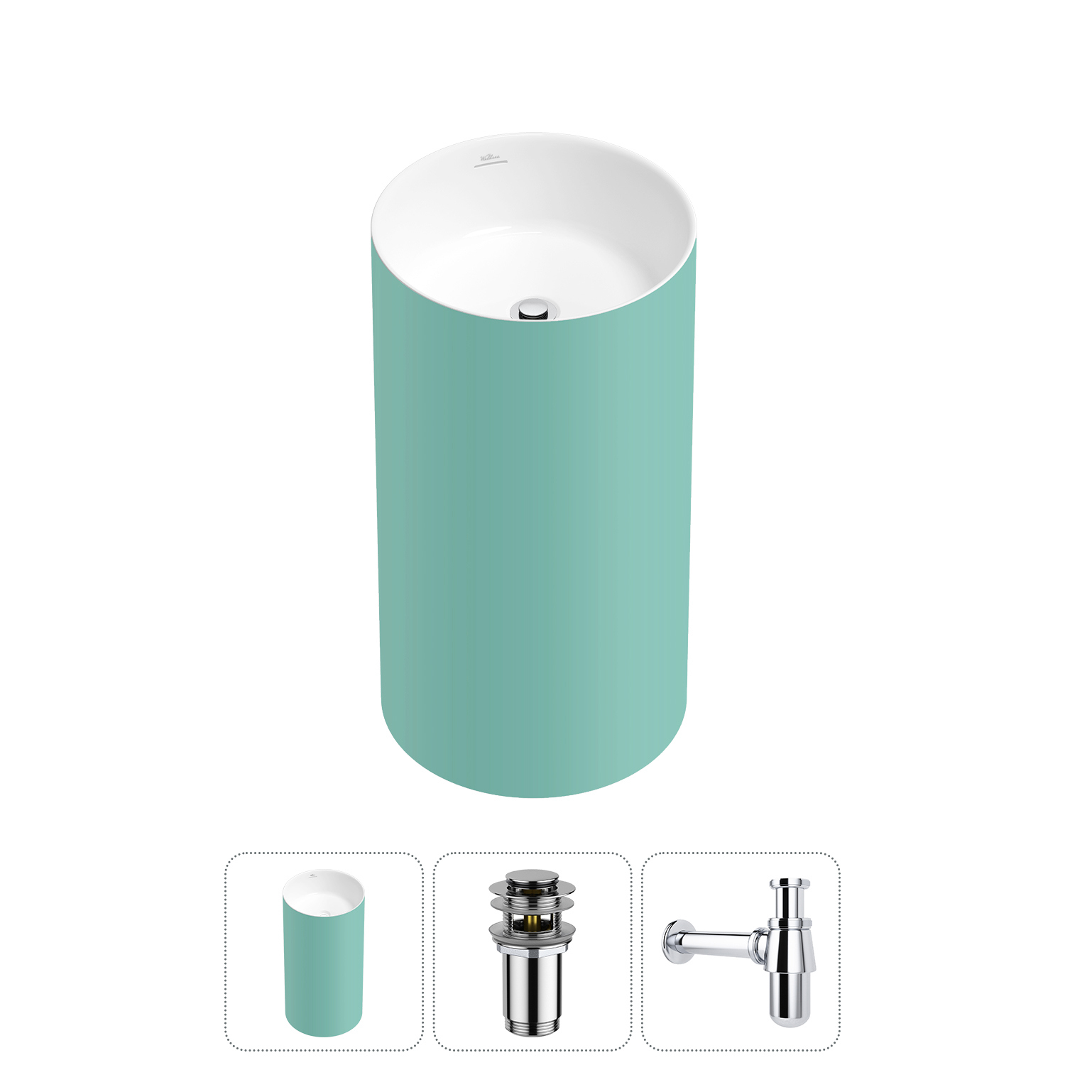 Изображение товара Раковина Wellsee Chalice Perfection 45 см хром LED