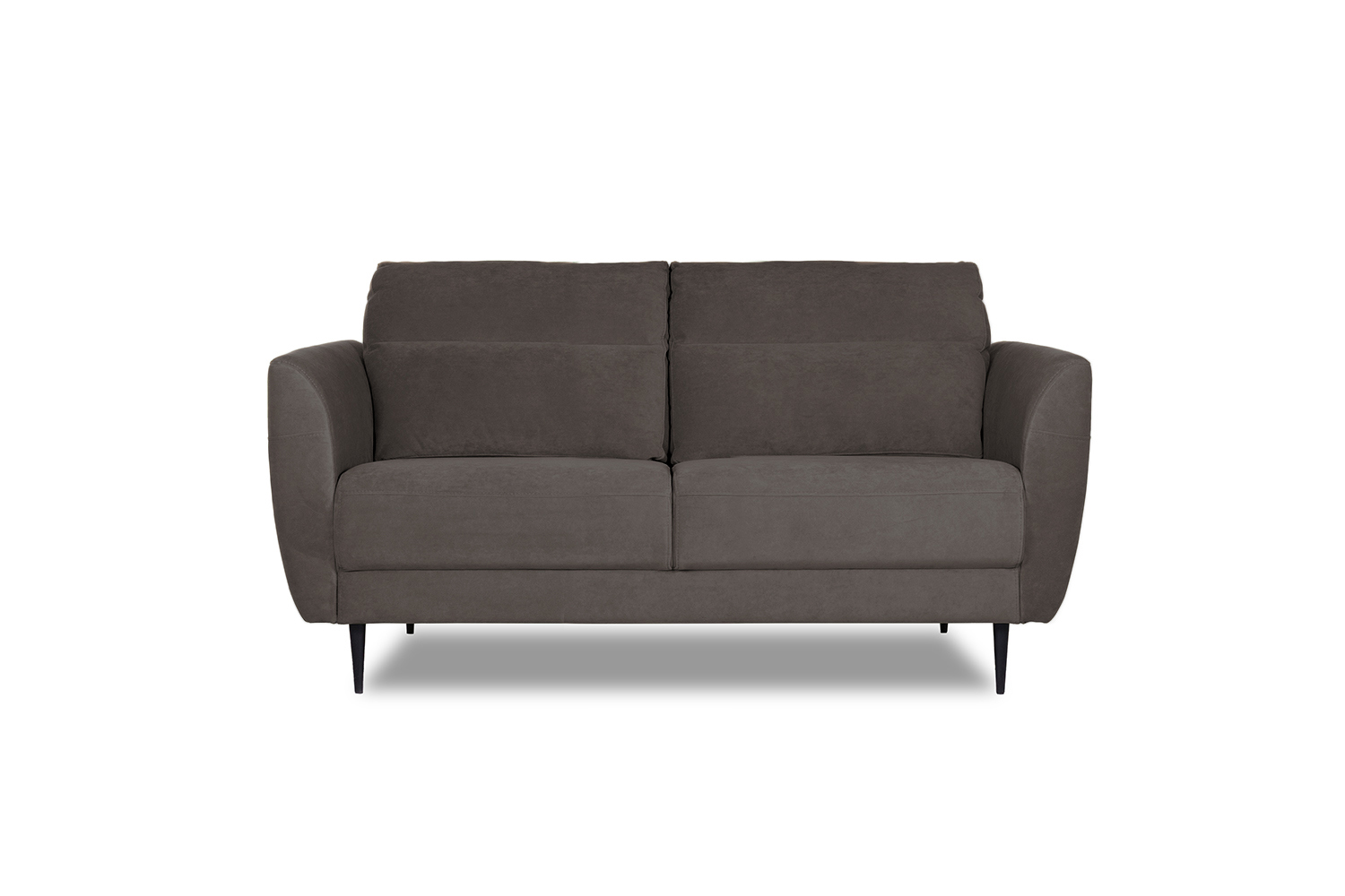 Изображение товара Диван Finsoffa 150x88x82 см велюр цвет коричневый