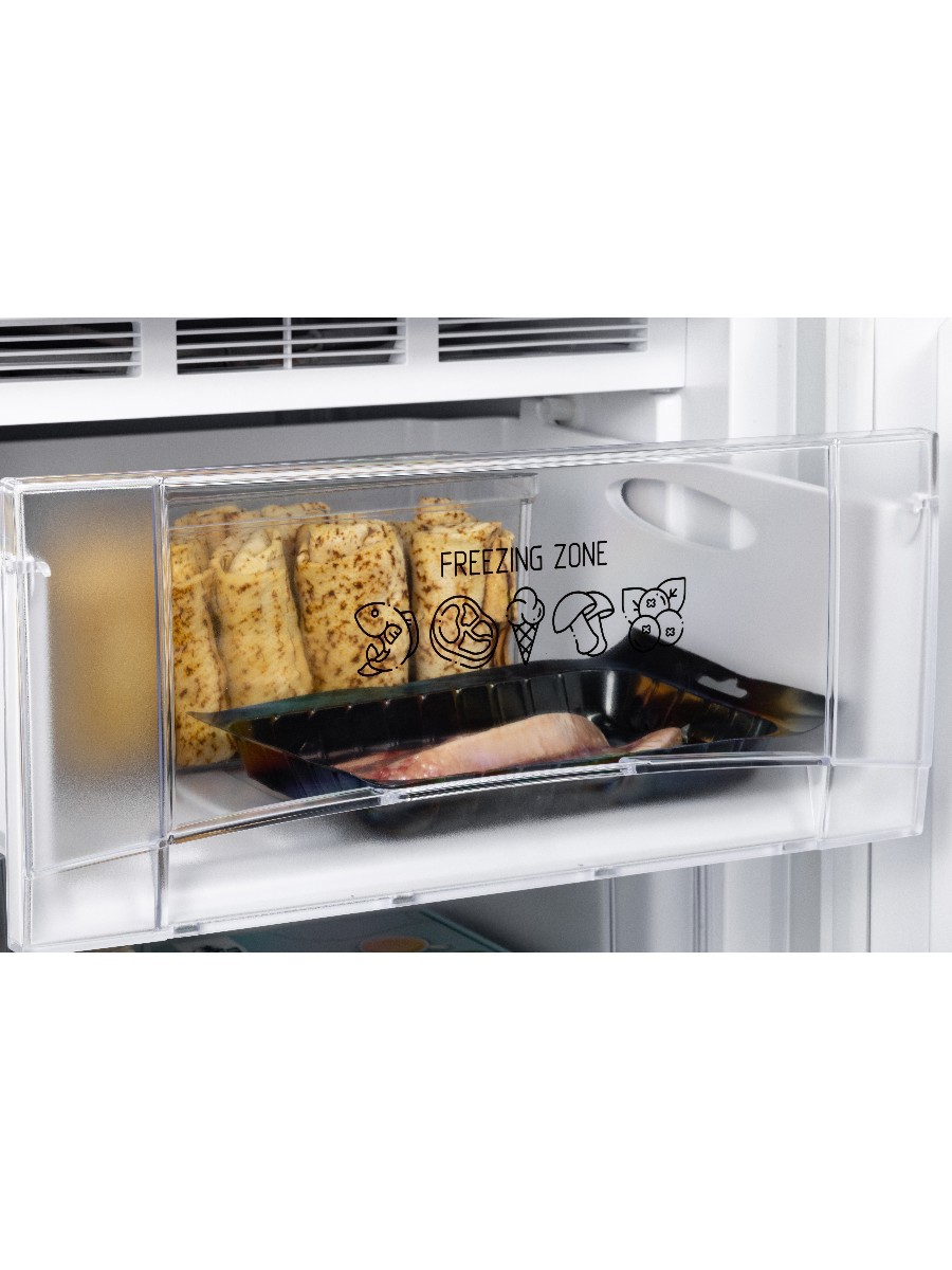 Изображение товара Холодильник NORD NRB 124 W 308 Л белый двухкамерный интегрированные ручки