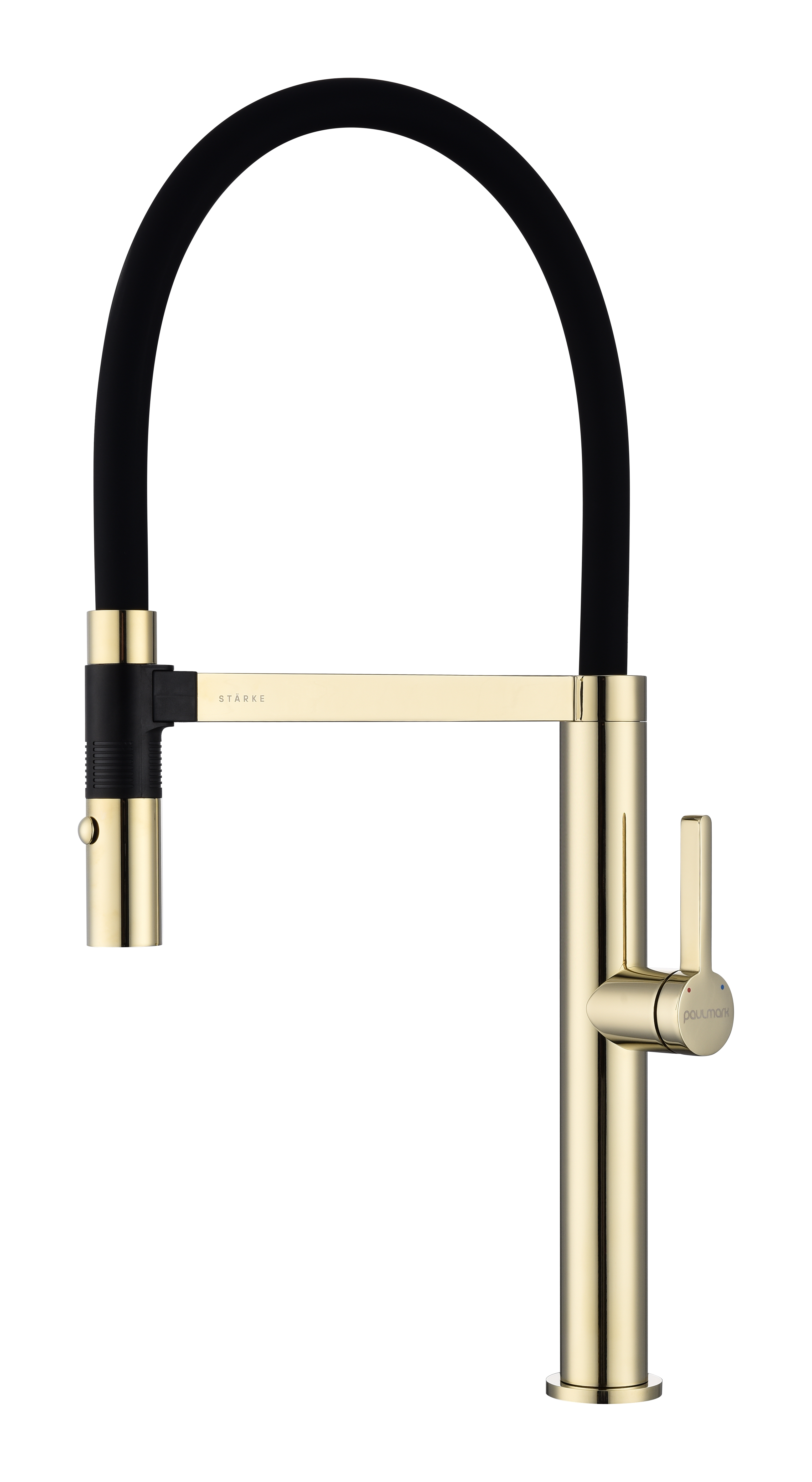 Изображение товара Смеситель для кухни Leader золото Le214101-G с вращающимся изливом и гарантией 5 лет