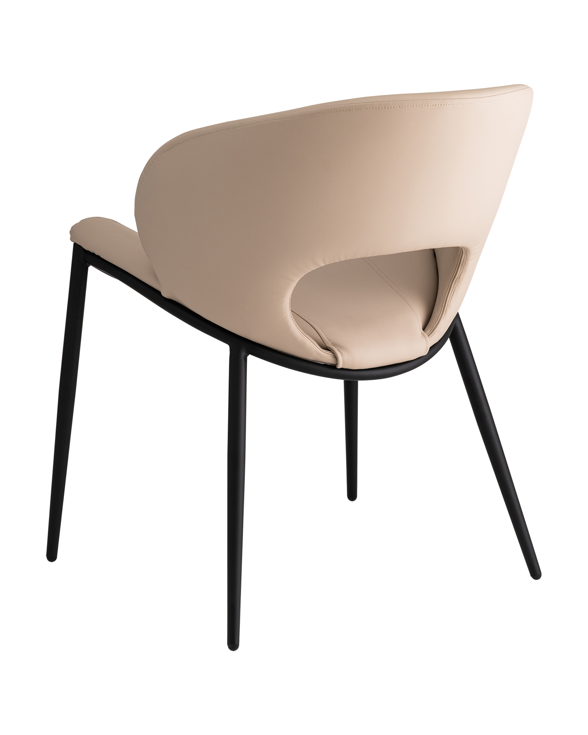 Изображение товара Обеденный стул Stool group Вивьен эко кожа светло бежевый современный стиль