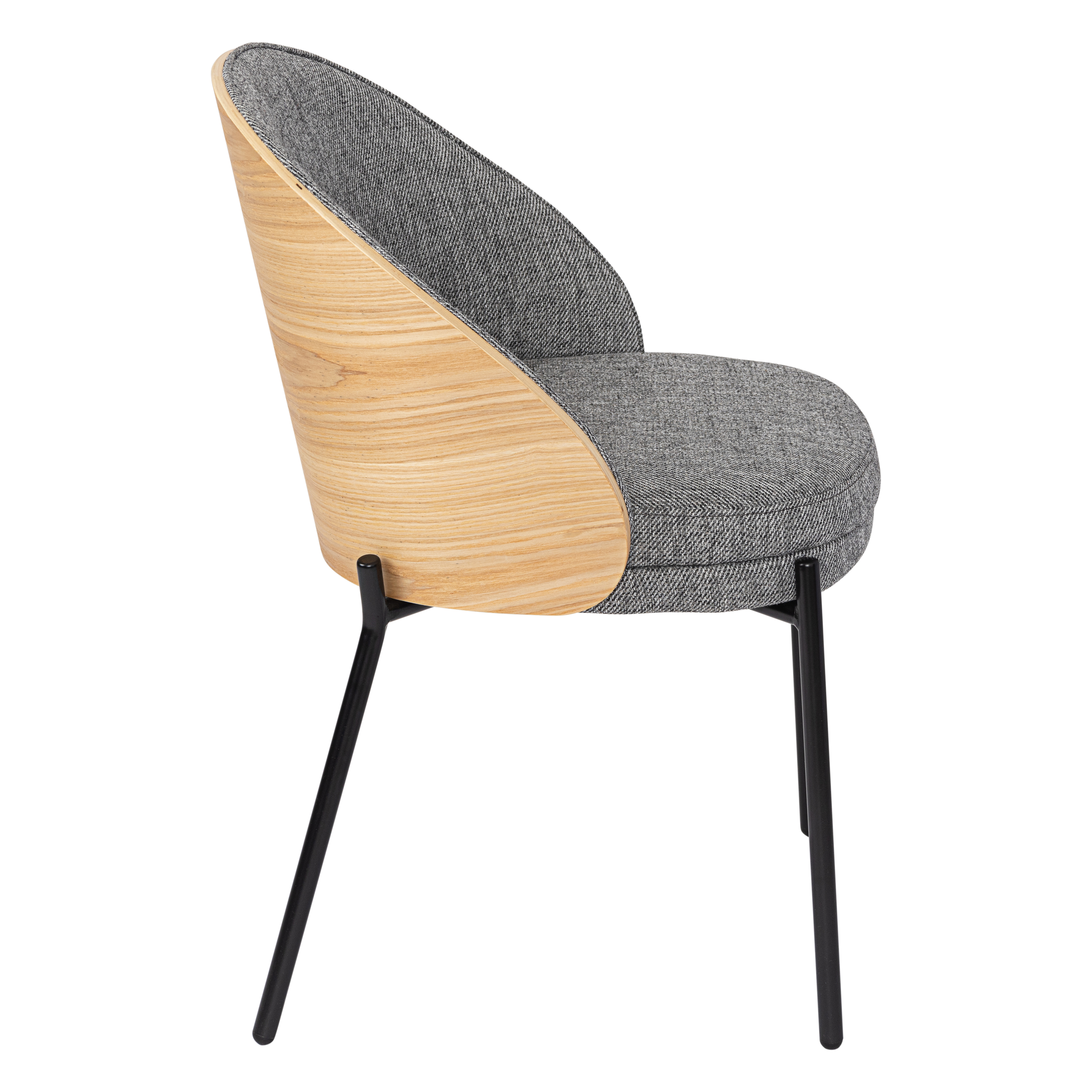 Изображение товара Обеденный стул Bergenson bjorn Cloud стиль скандинавский грифельно-серый