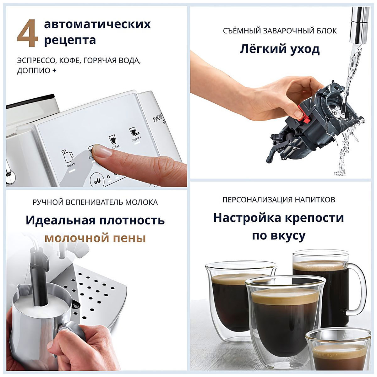 Изображение товара Автоматическая кофемашина De'Longhi ECAM 220. 21. WW белый для дома