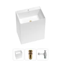 Изображение товара Раковина Wellsee doux 20213172R 70см цвет набора золото