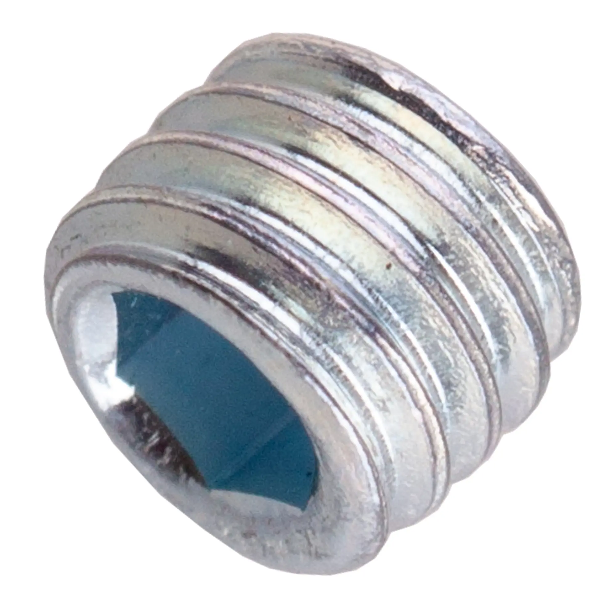 Винт установочный 4x4 мм сталь цвет серебро 4 шт.