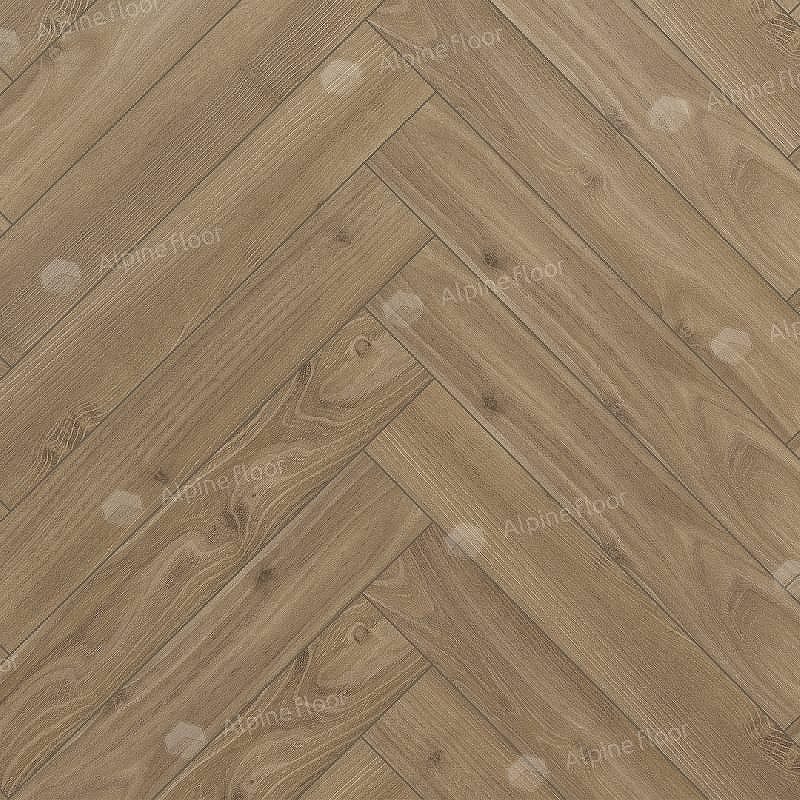 Изображение товара Ламинат Alpine Floor Herringbone Дуб Калабрия 12 мм 34 класс фаска 4 стороны