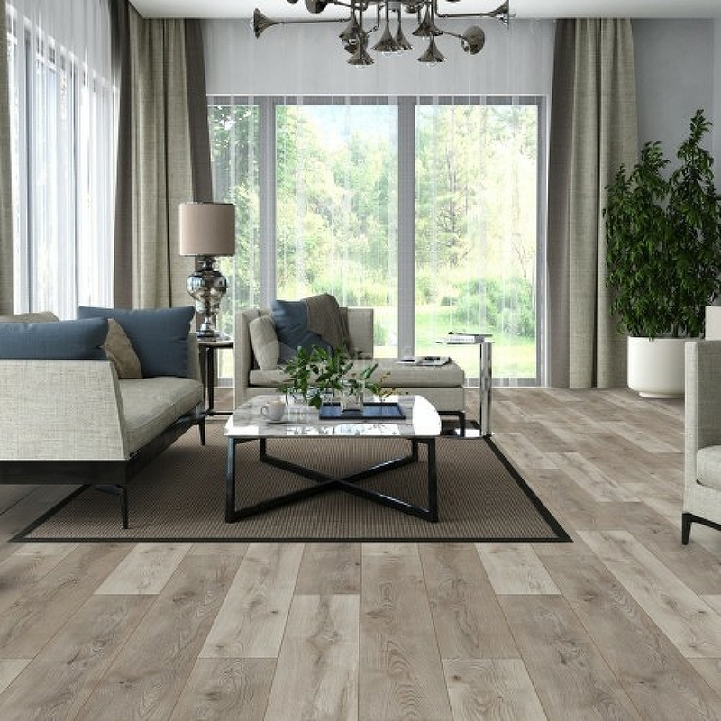 Изображение товара Ламинат Alpine Floor by Classen Aqua Life Дуб Брюгге 33 класс толщина 8 мм с фаской 1.973 м² цена за упаковку