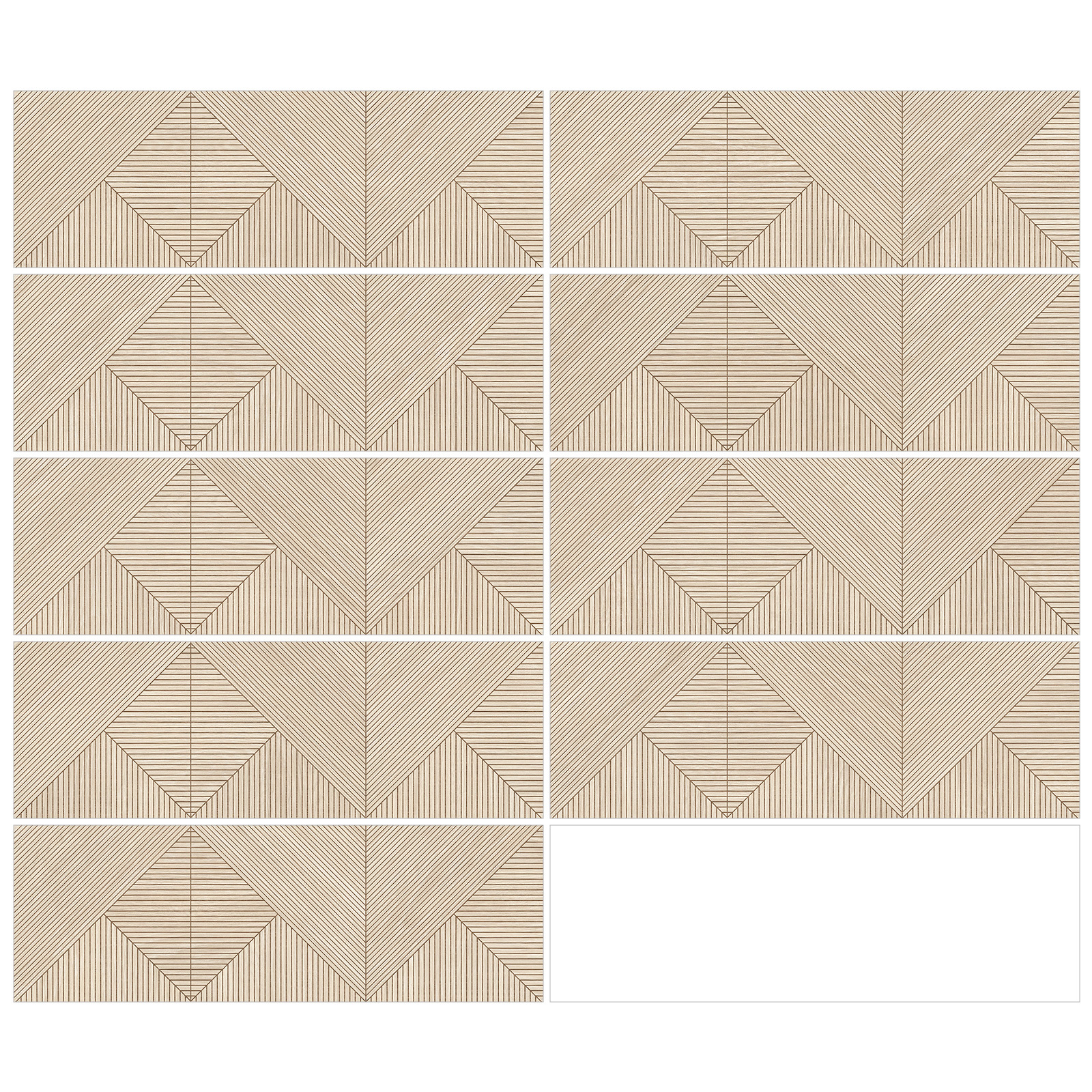 Изображение товара Настенная плитка Alma ceramica Patio 30x90 см бежевый