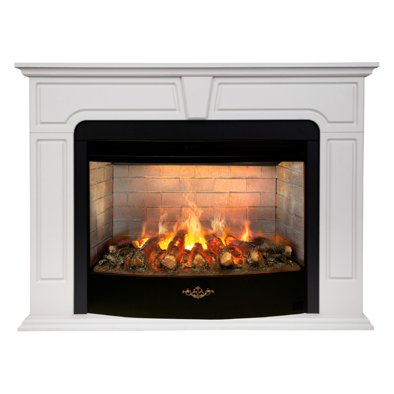 Изображение товара Каминокомплект REALFLAME Theodor 33 с очагом FIJI 1750Вт белый песок