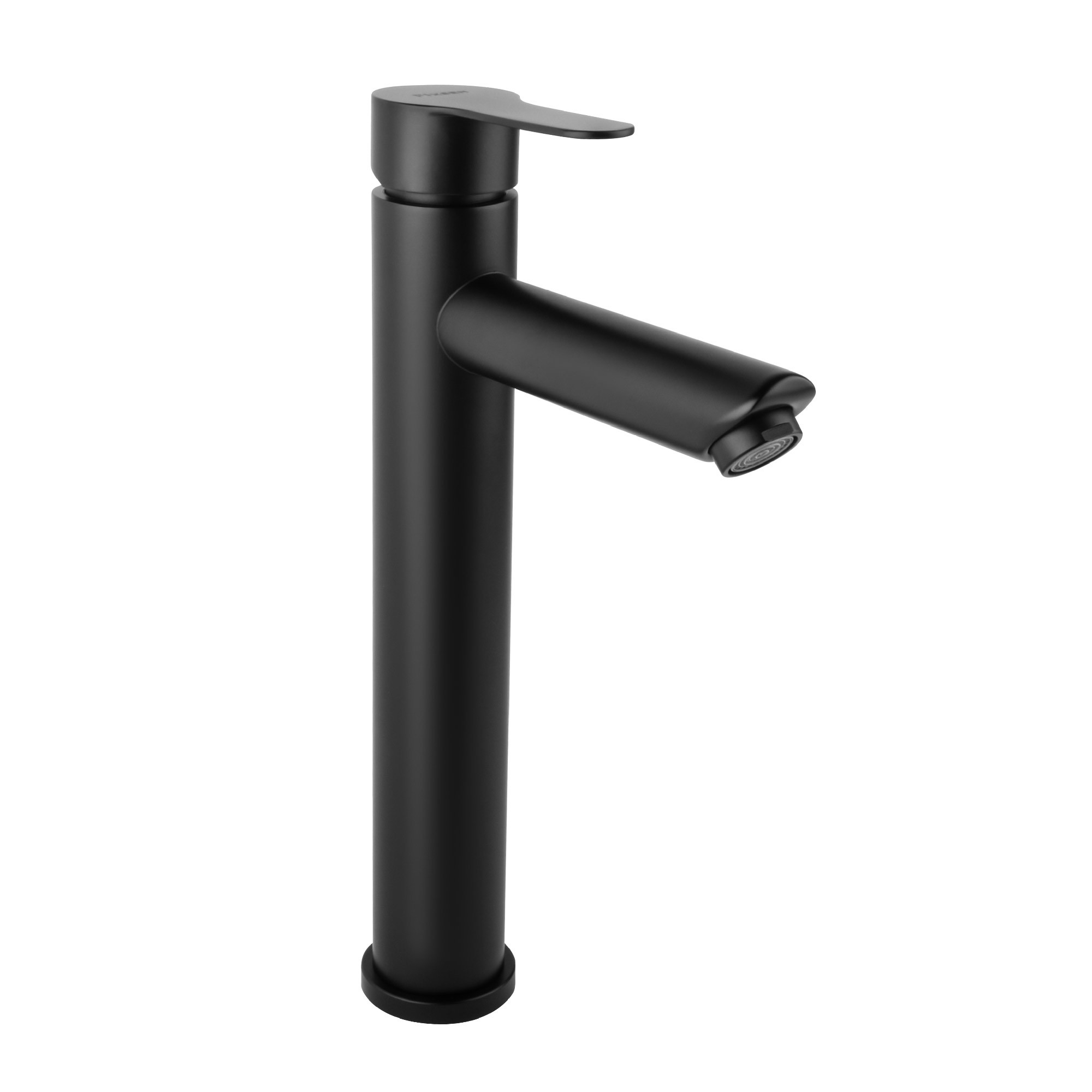 Изображение товара Смеситель для раковины Fixsen Nordic однорычажный высокий цвет черный матовый