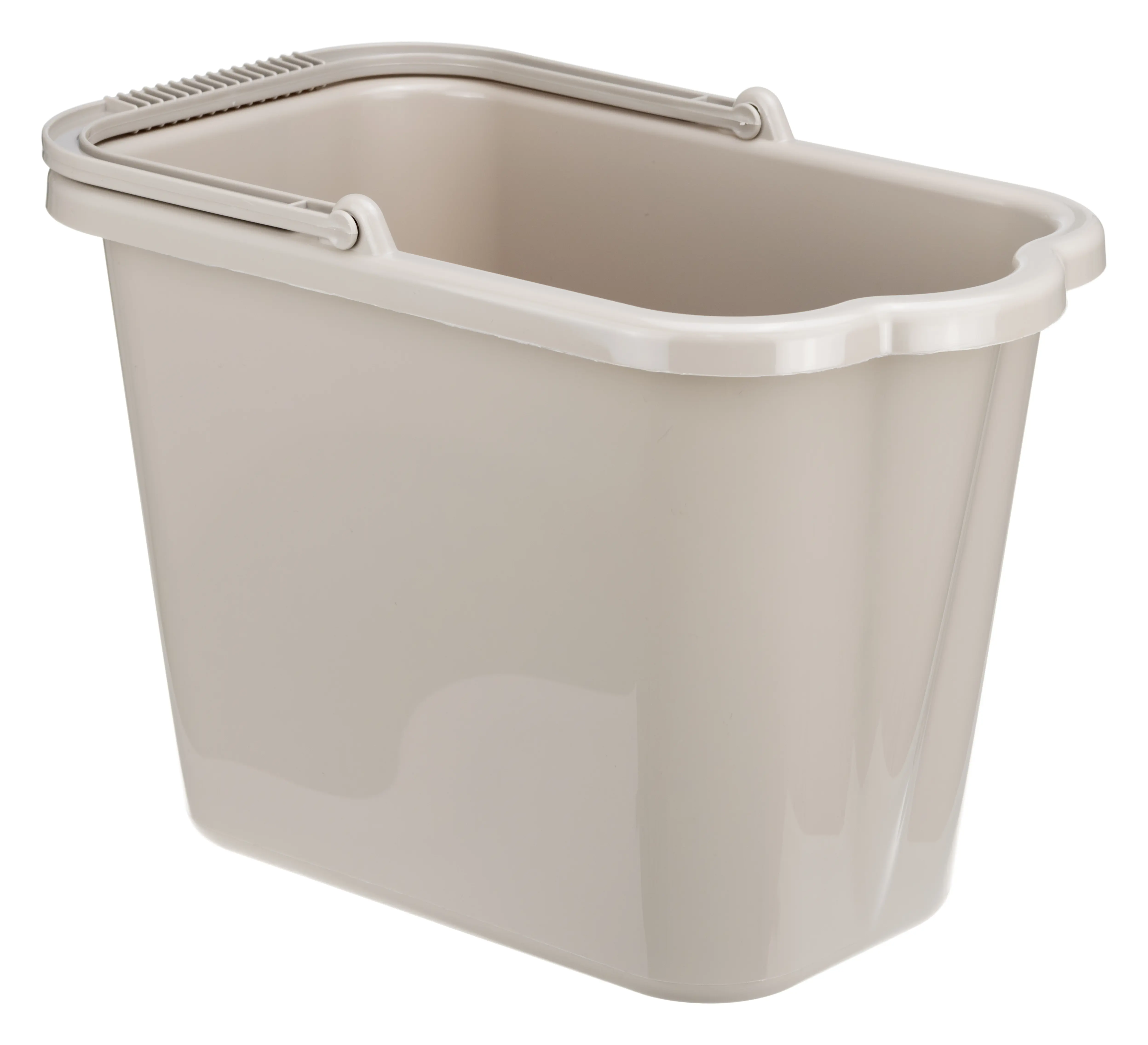 Ведро прямоугольное цвет капучино 9.5 л