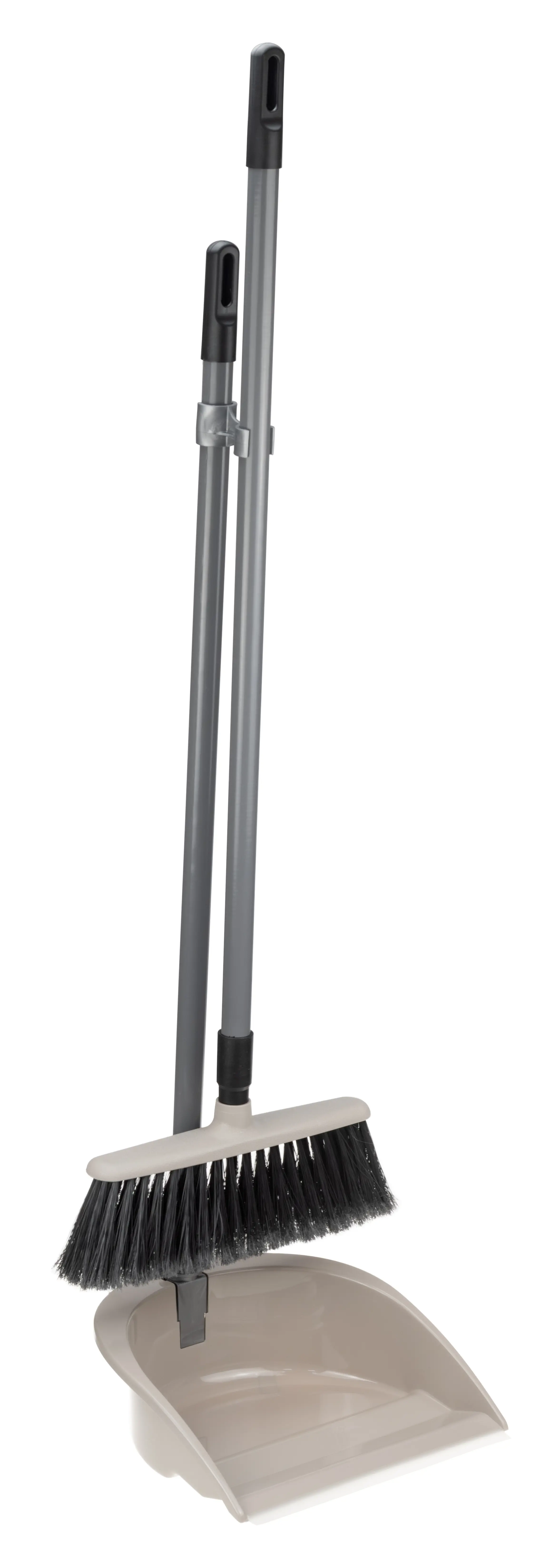 Совок и щетка Ленивка Люкс цвет капучино