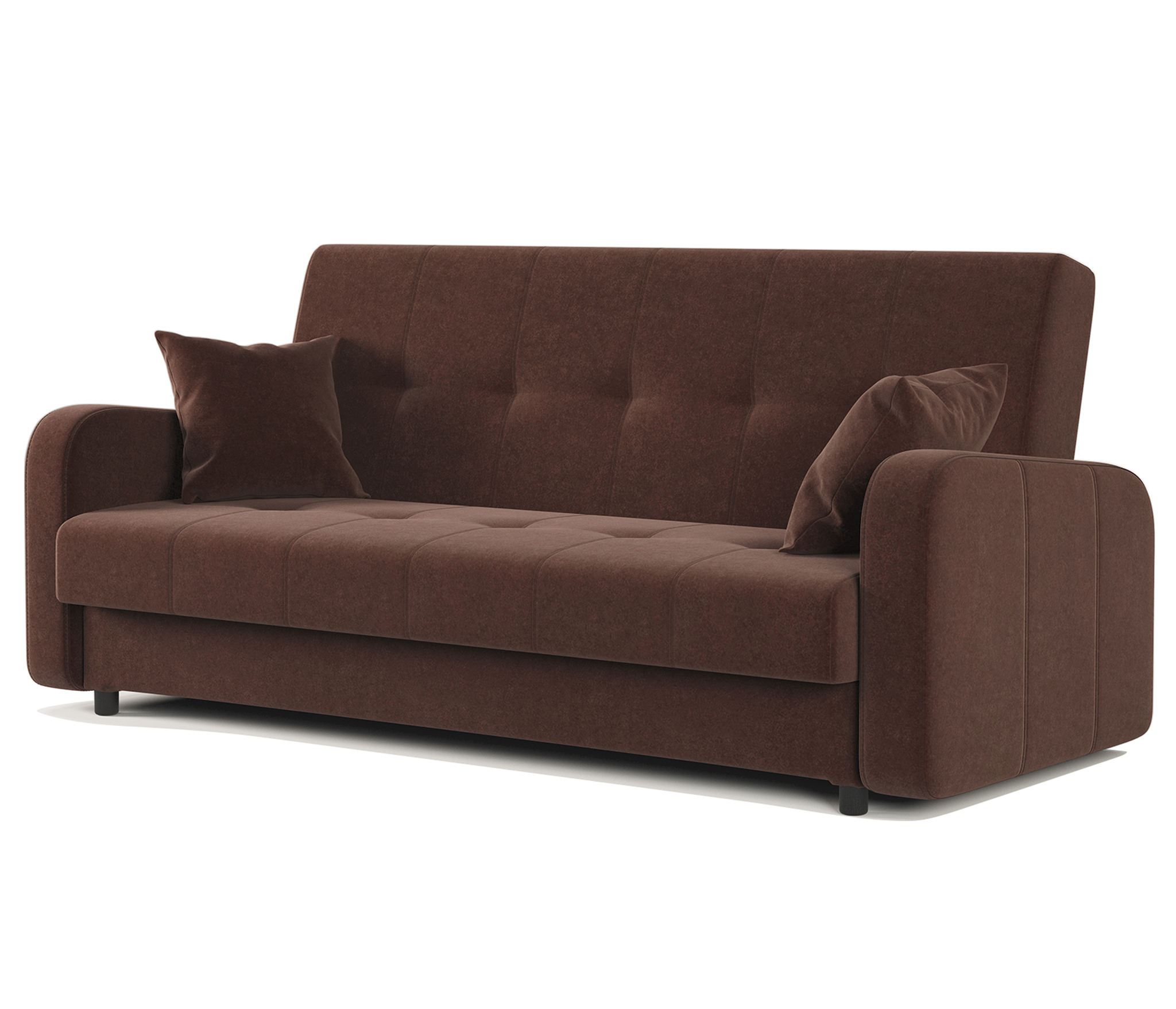 Изображение товара Диван Шарм-дизайн Версаль 215x100x100 см велюр цвет дрим шоколад