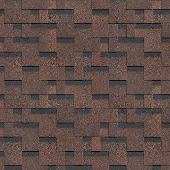 Гибкая черепица Docke Pie Евразия лабиринт коричневый 3 м²