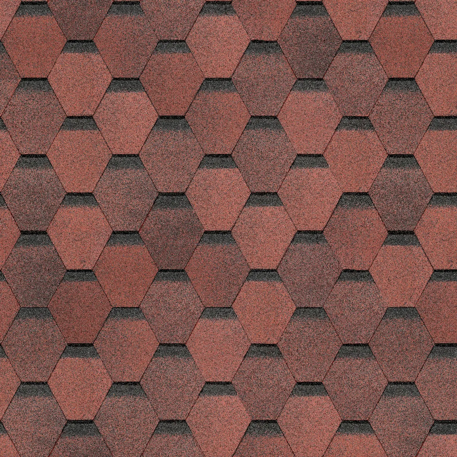 Гибкая черепица Dacha Rustic красный 3 м²