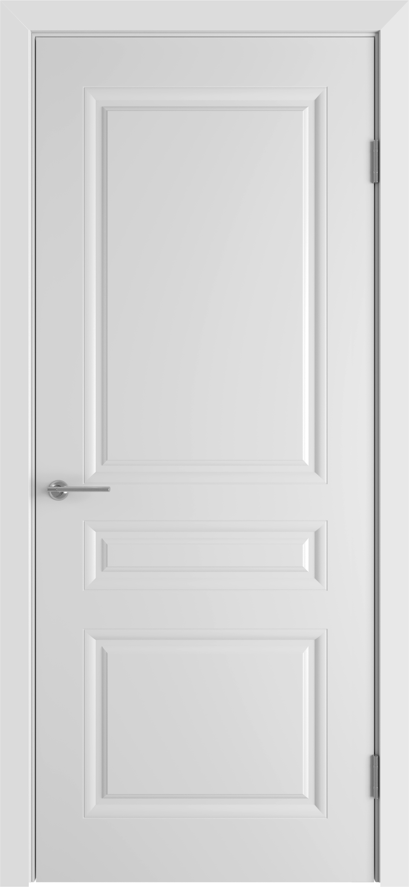 Изображение товара Комплект двери Стелла глухая 80x200 см эмаль белый без доборов