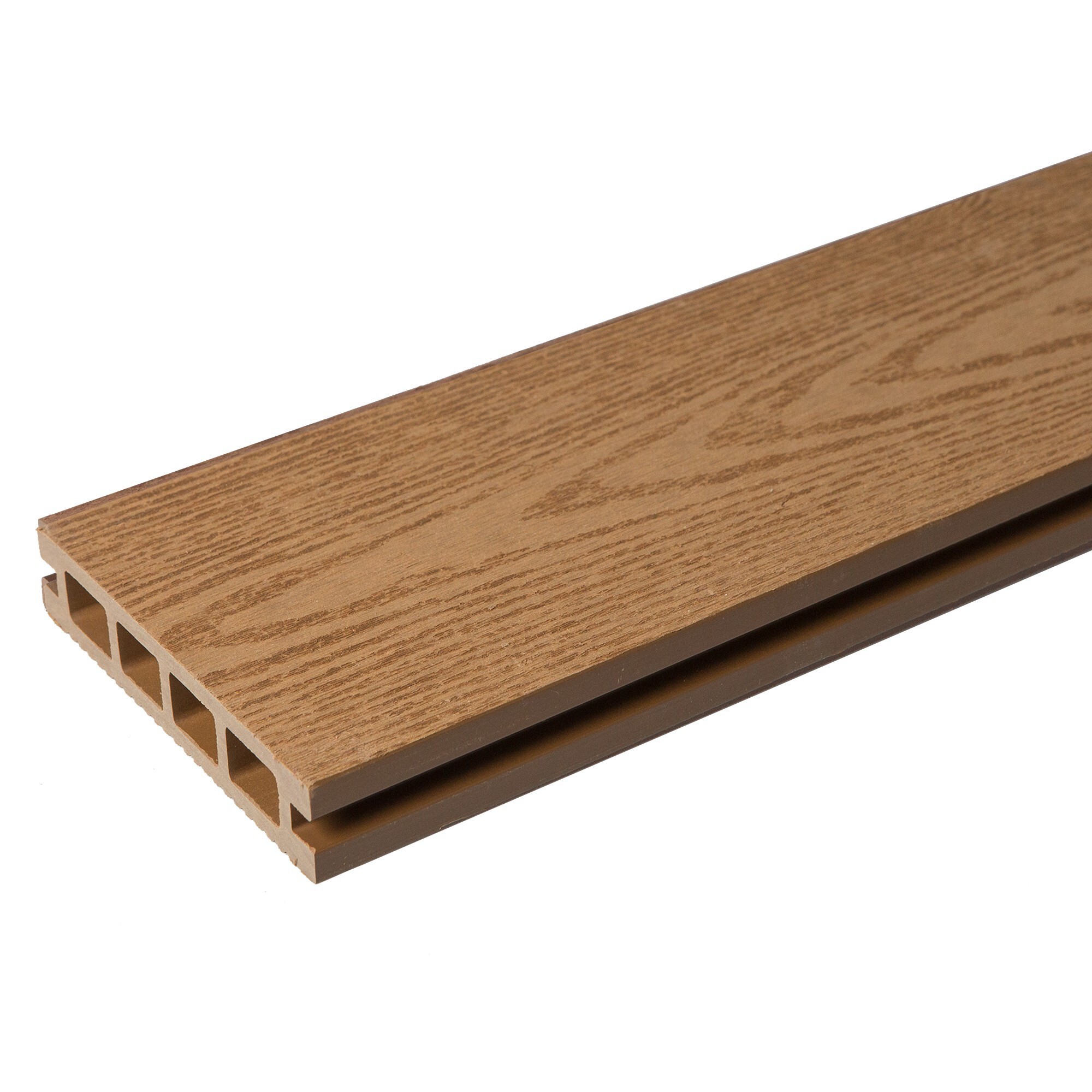 Изображение товара Террасная доска ДПК CM Decking Nature цвет Дуб 3000x135x25 мм двусторонняя вельвет/структура дерева 0.405 м²