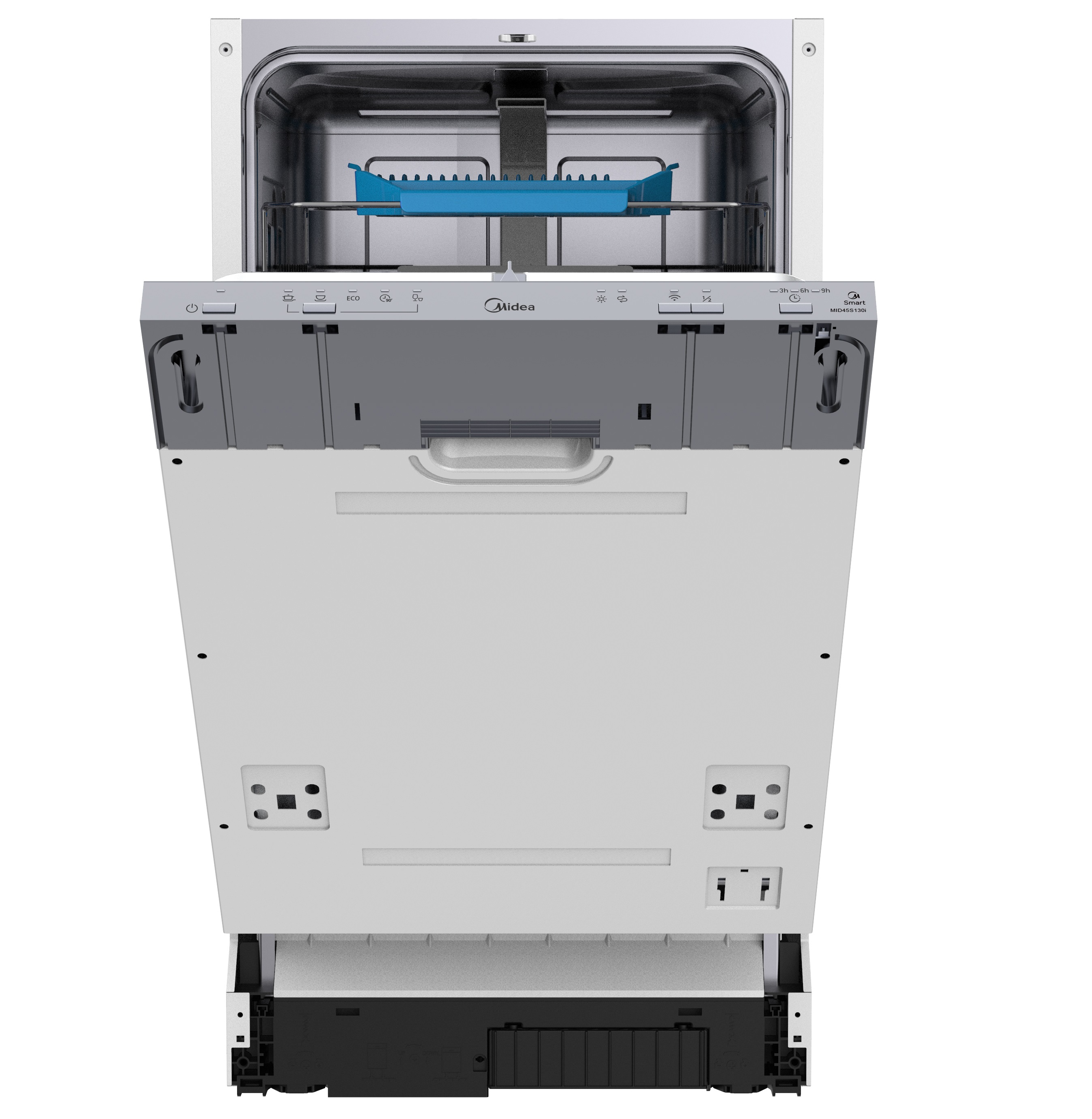 Встраиваемая посудомоечная машина Midea MID45S130i 45см 5 программ цвет серебристый - 1
