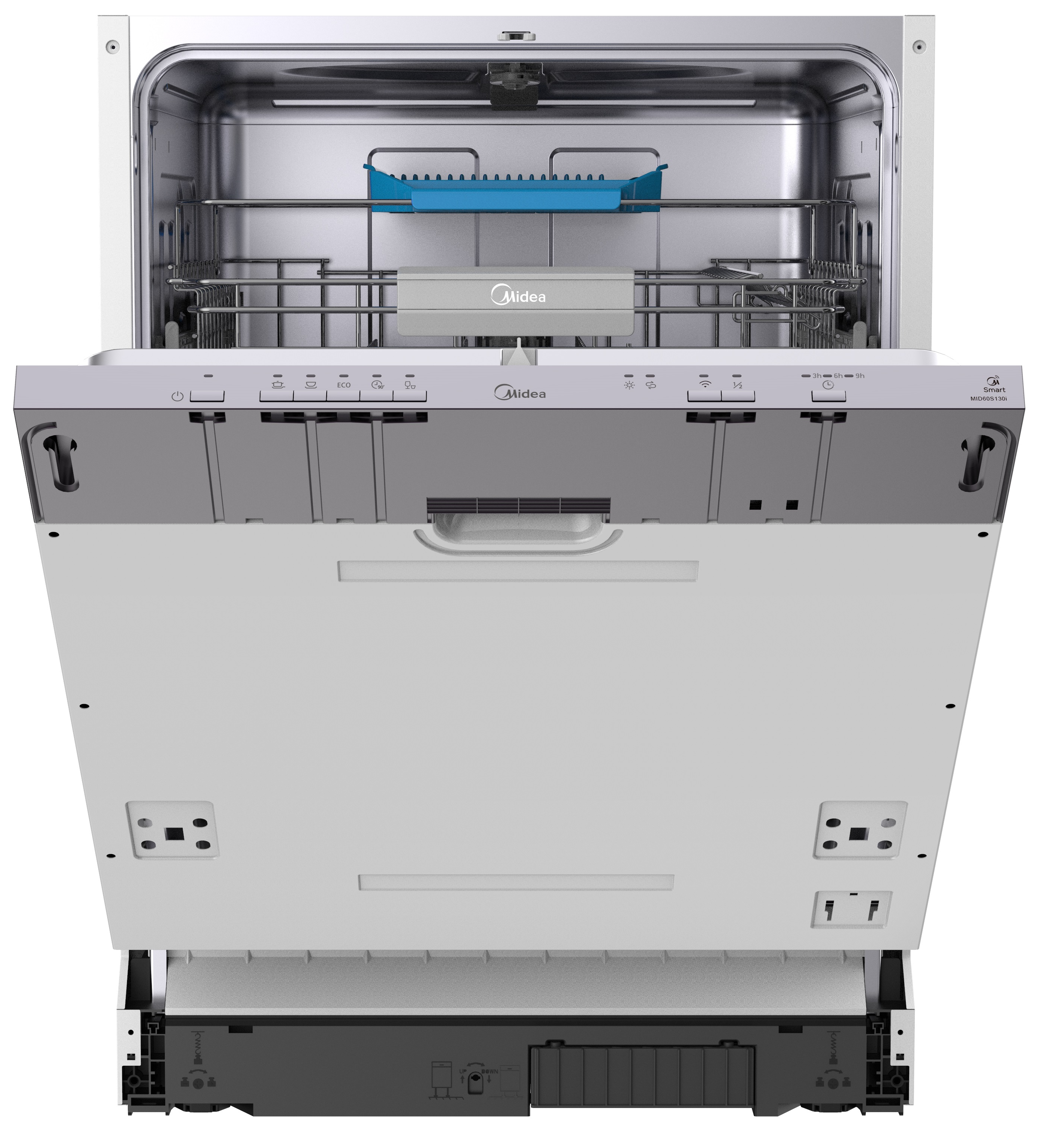 Встраиваемая посудомоечная машина Midea MID60S130i 60см 5 программ цвет серебристый - 1