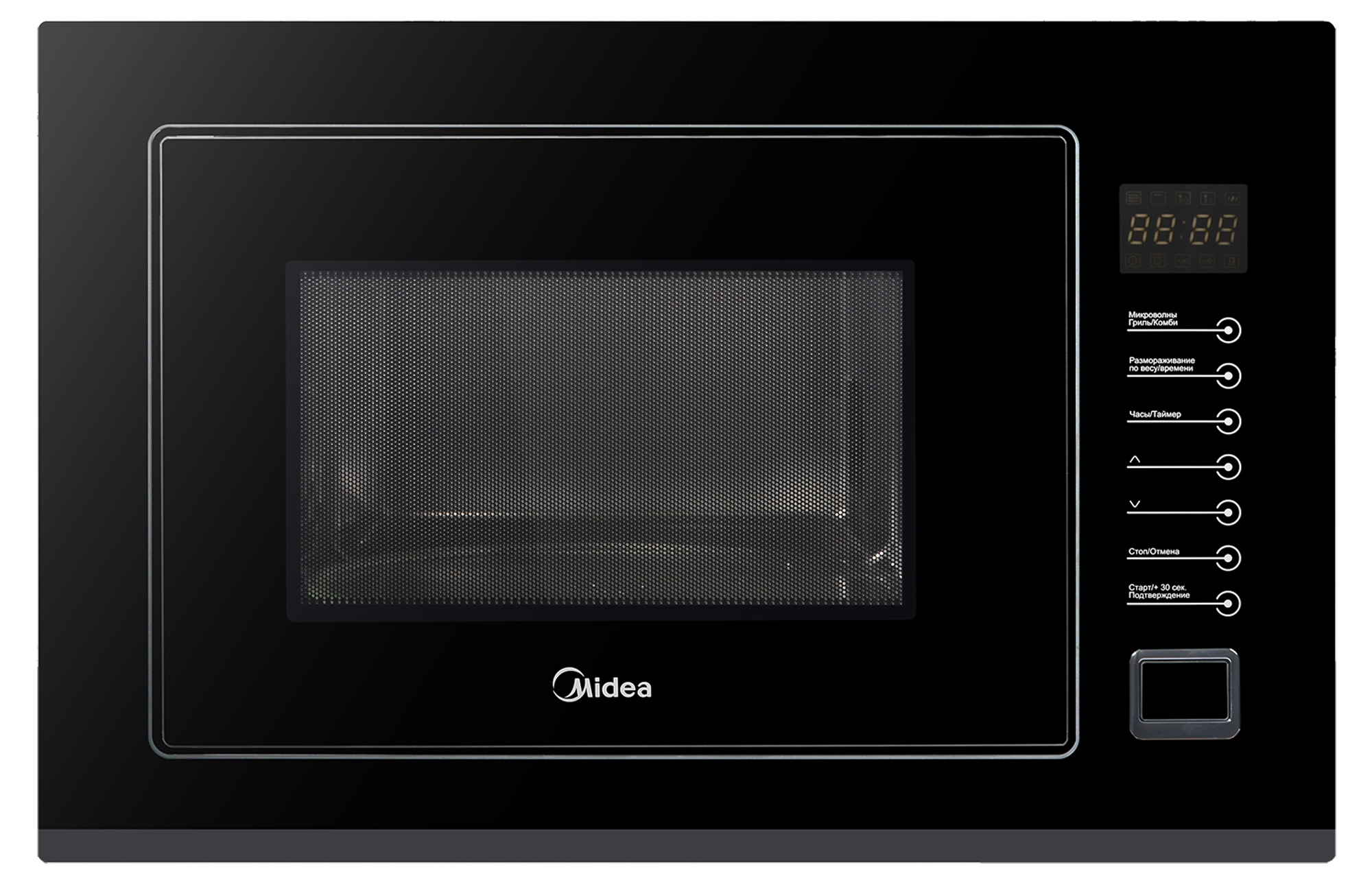 Микроволновая печь Midea TG925B8D-BL встраиваемая 25 л 40.1x59.5x38.8 см сенсорное управление цвет черный - 1